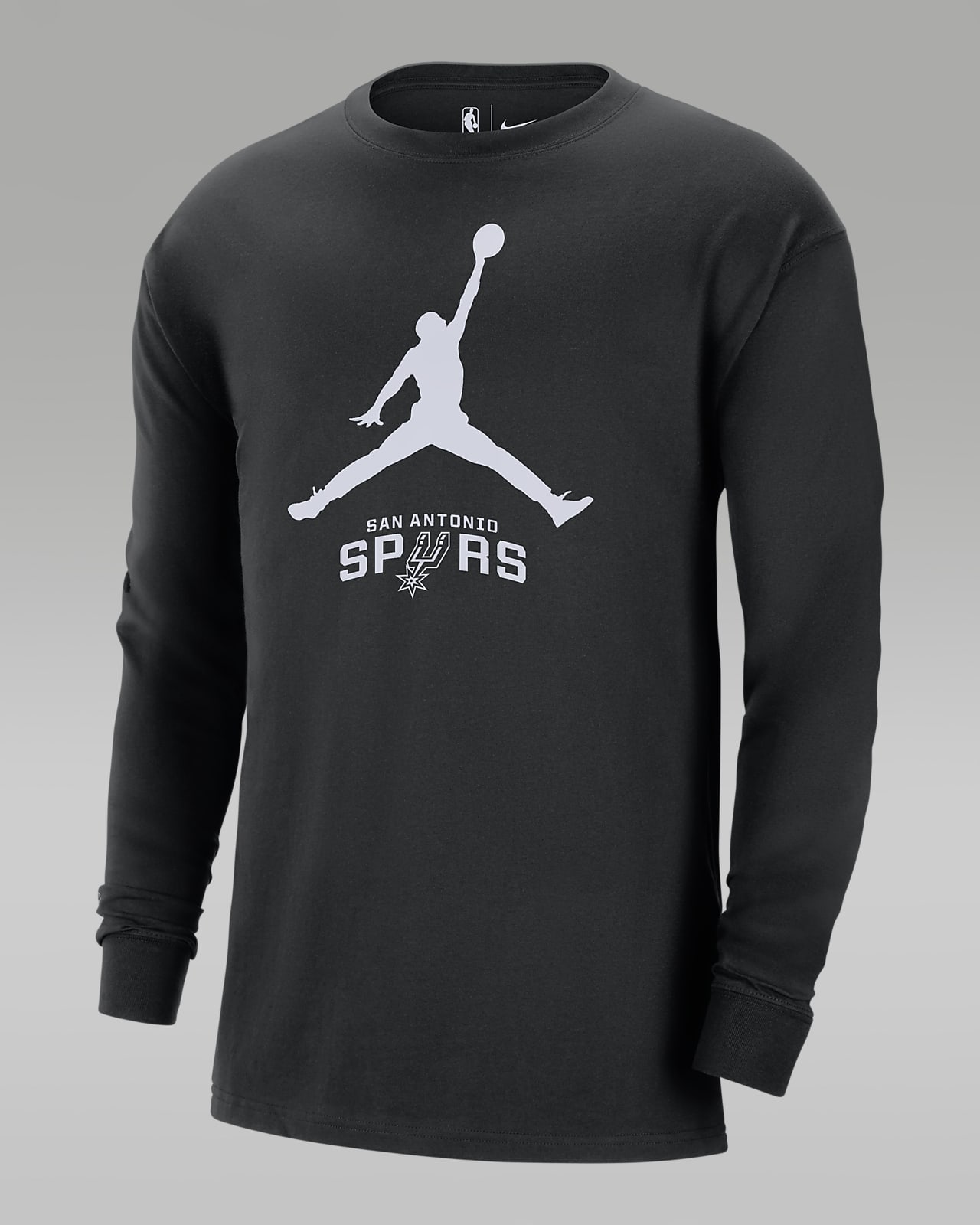 San Antonio Spurs Essential Men's Jordan NBA Long-Sleeve T-Shirt