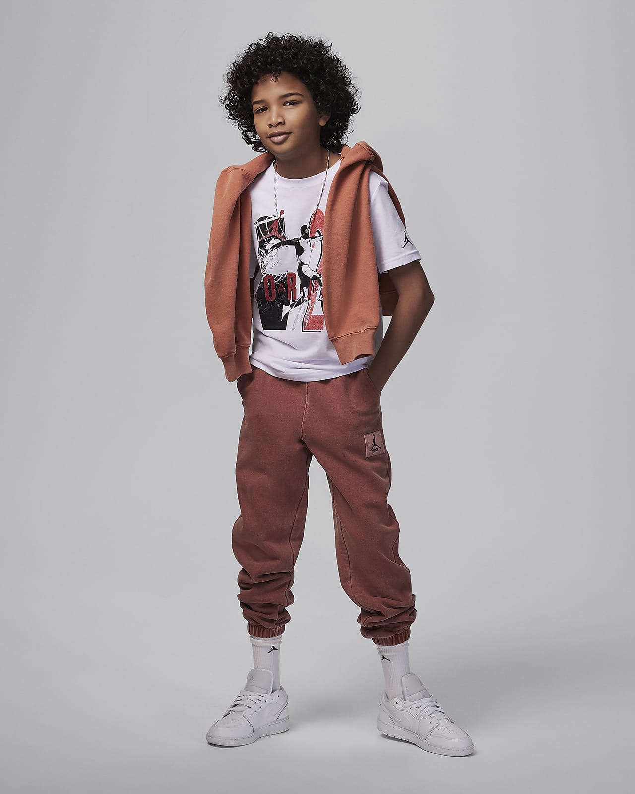 Playera con gr fico para ni os talla grande Jordan Retro Spec