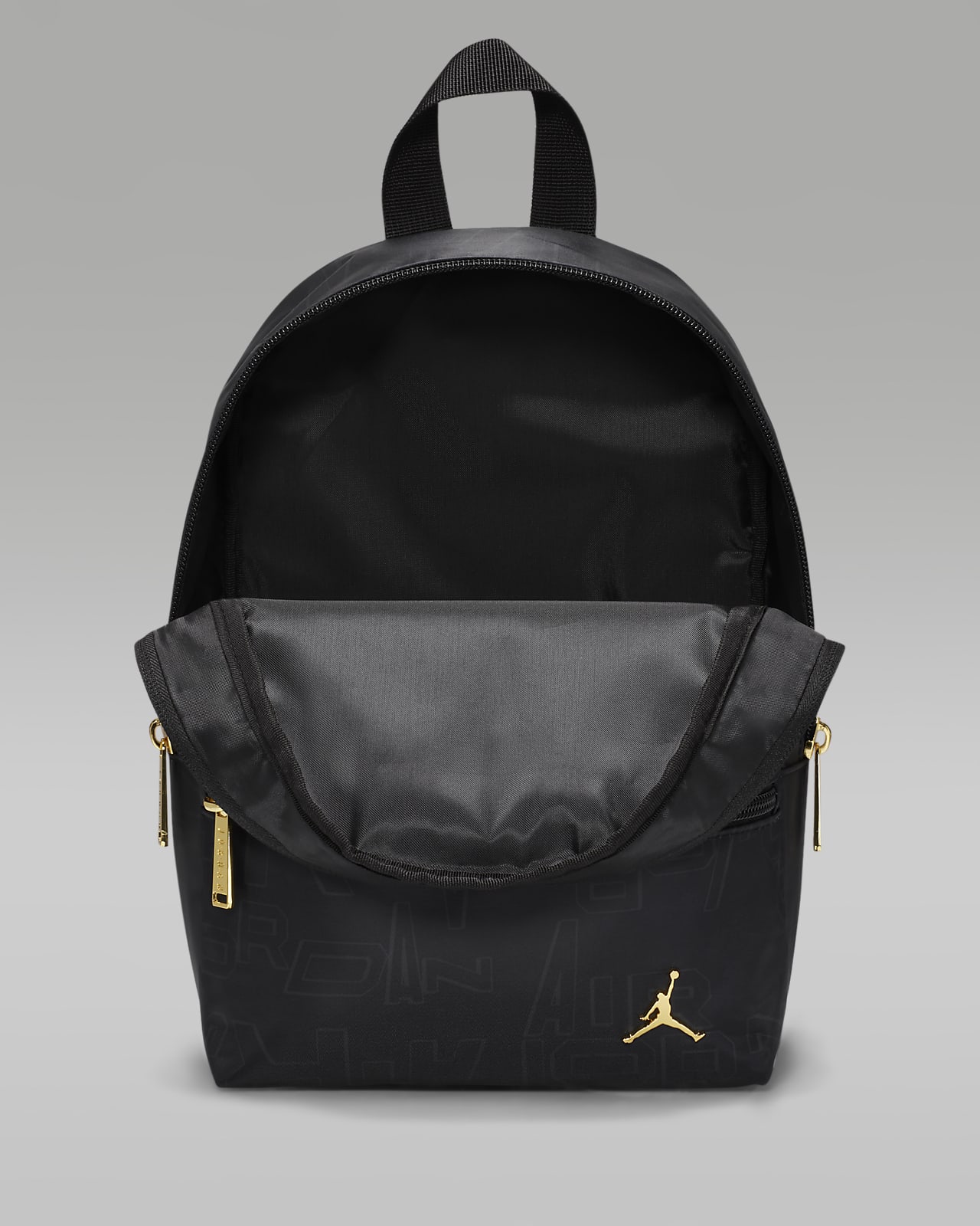 Jordan Black and Gold Mini Backpack Backpack 10L