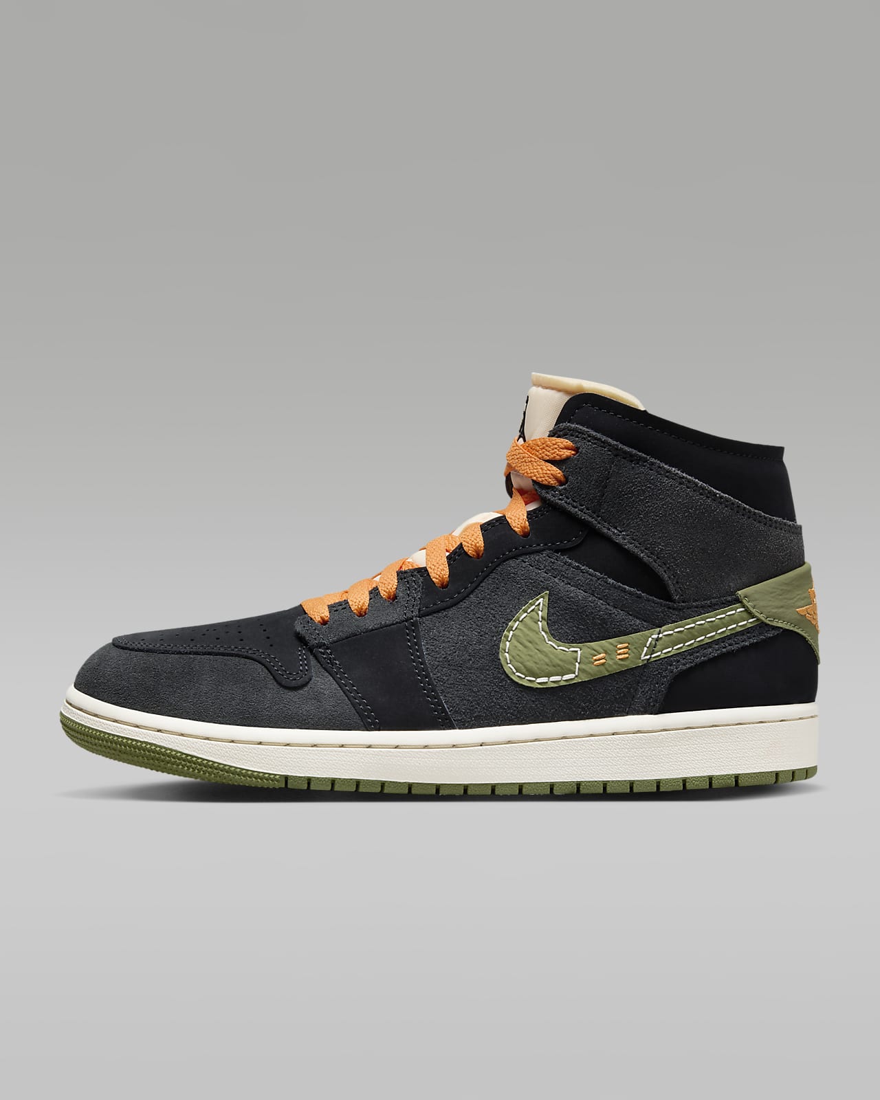 Air Jordan 1 Mid SE Craft Erkek Ayakkab s