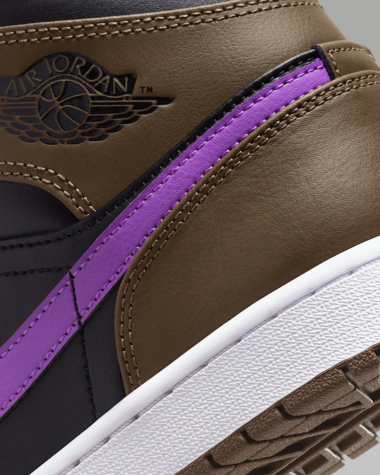 Jordan 1 mid court purple new arrivals