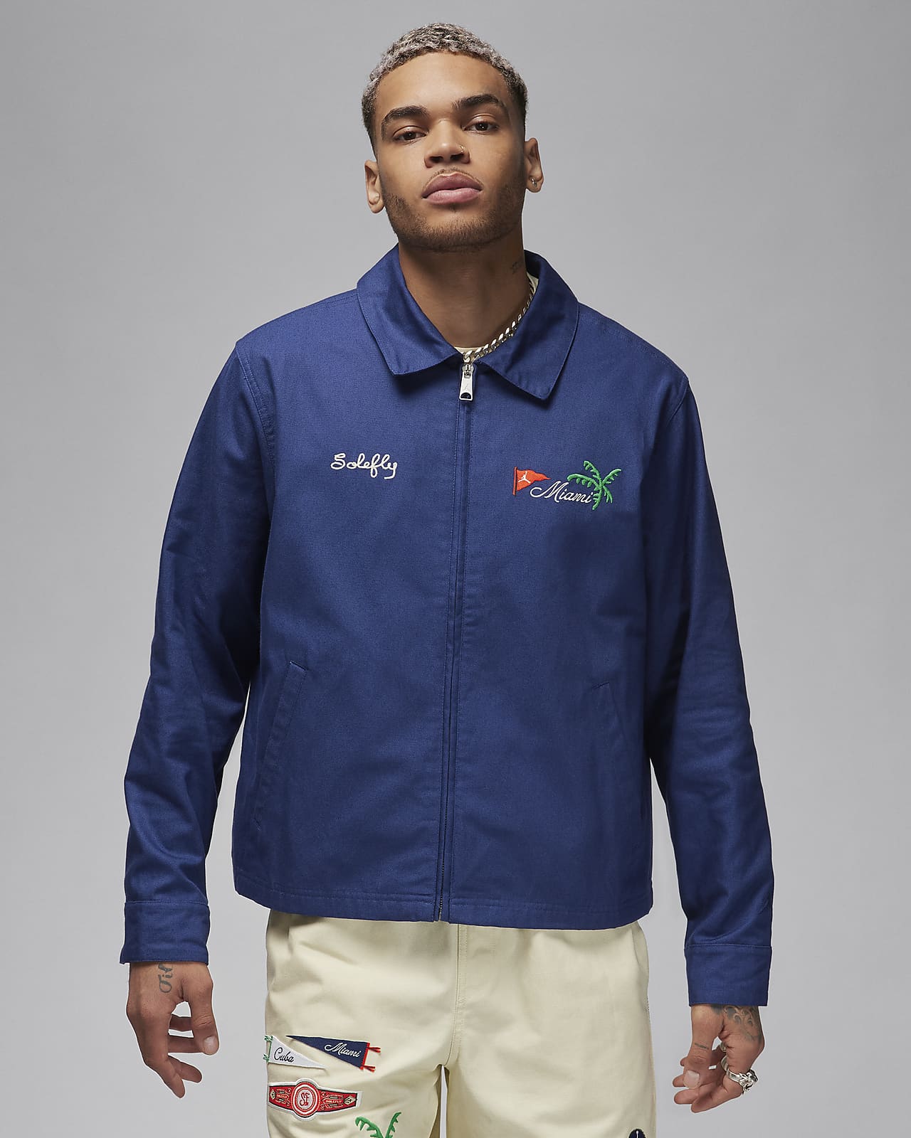 Jordan x SoleFly Men s Coaches Jacket. Nike JP