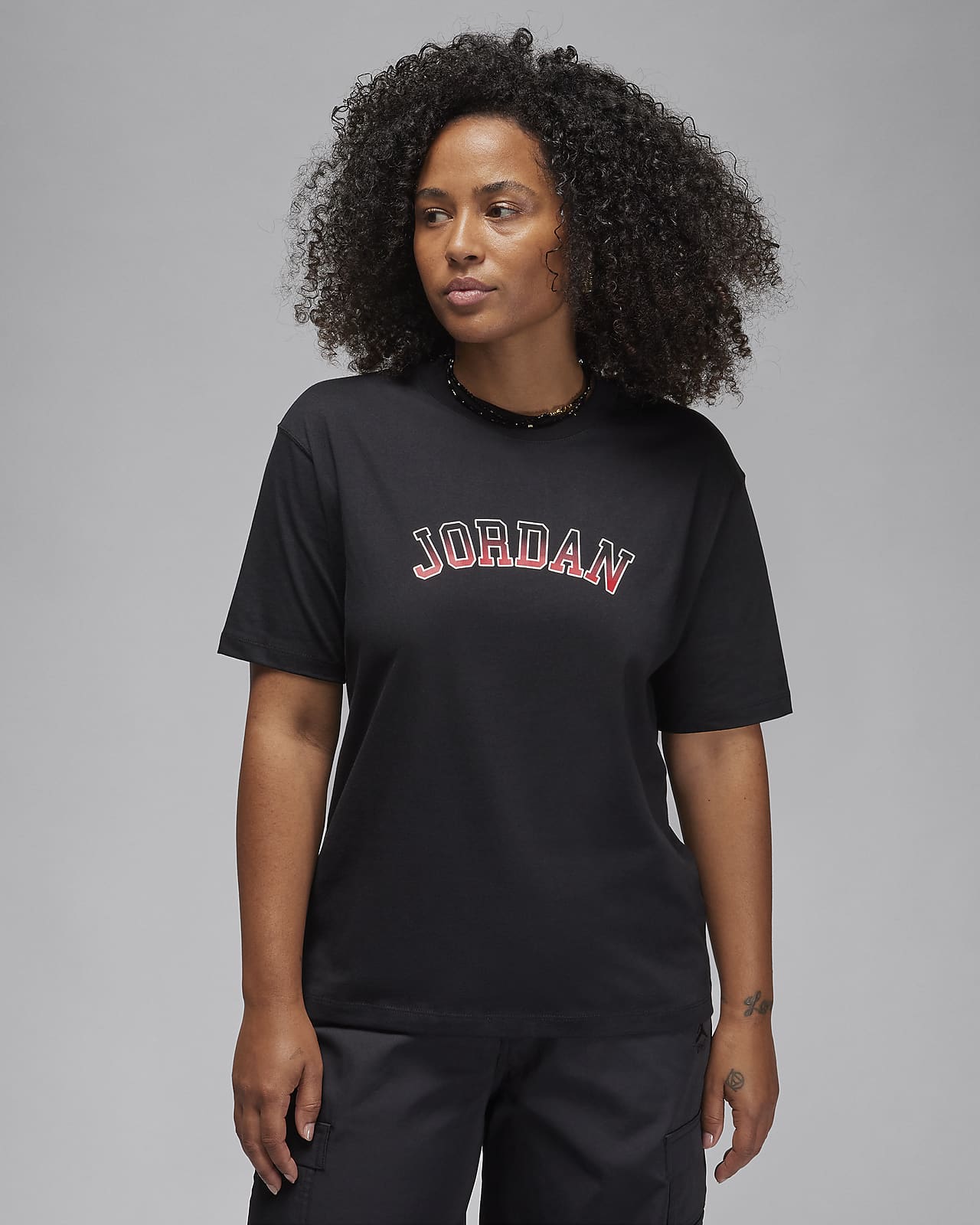 Damski T-shirt z nadrukiem Jordan