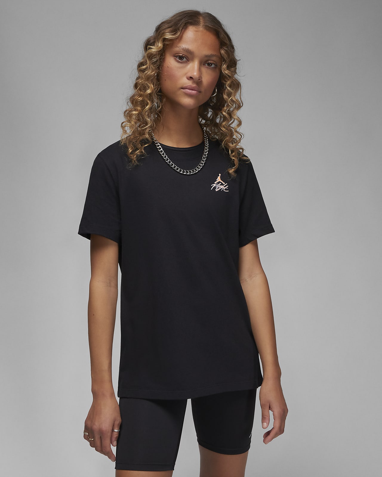 T shirt jordan donna nero store