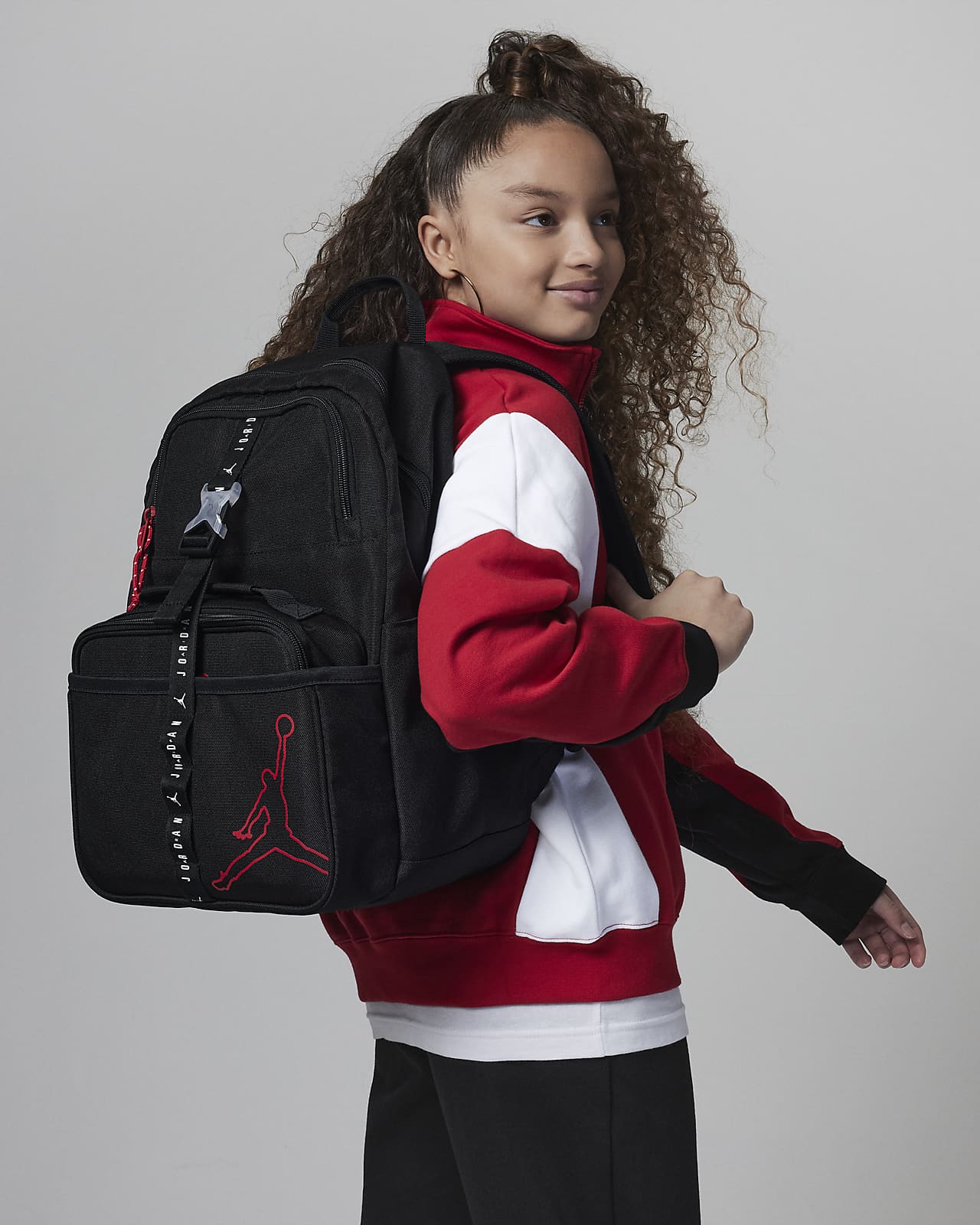 Air Jordan Lunch Backpack Rucksack für ältere Kinder (18 l) und Brotzeittasche (3 l)