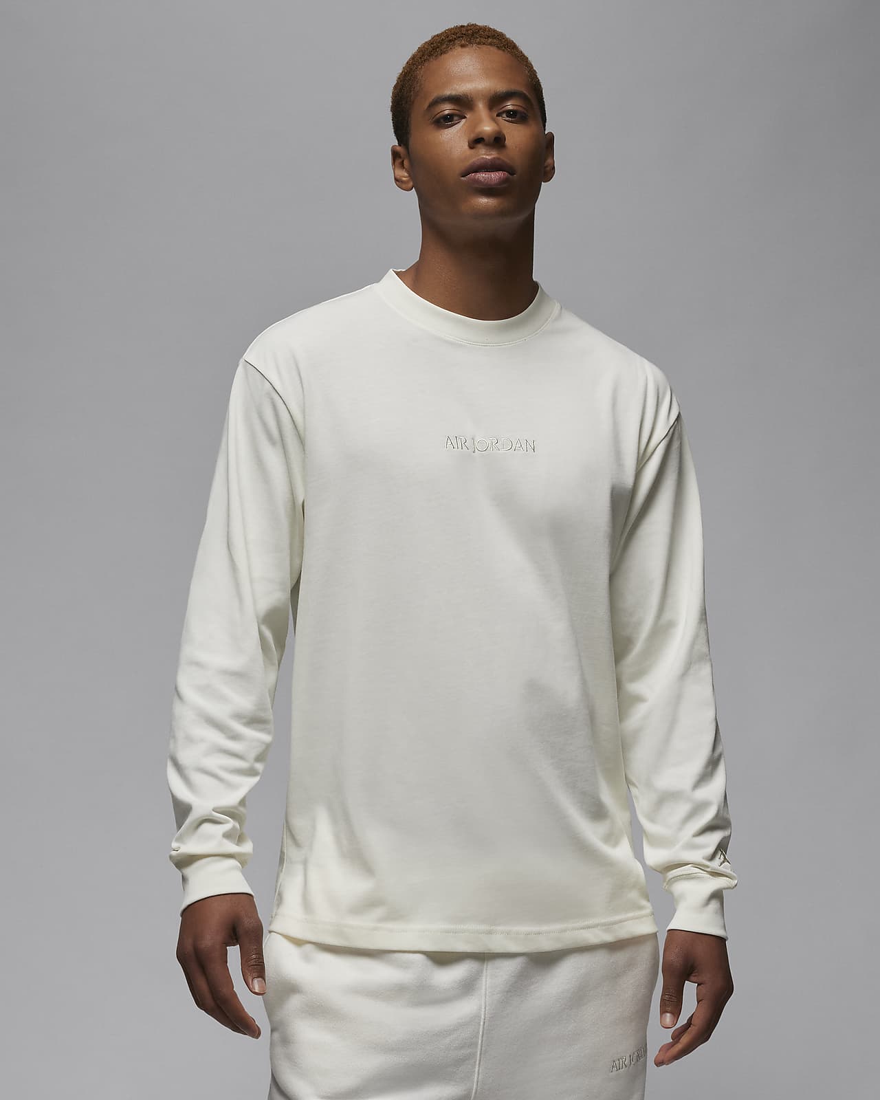 Jordan Wordmark Men's Long-Sleeve T-Shirt. Nike LU