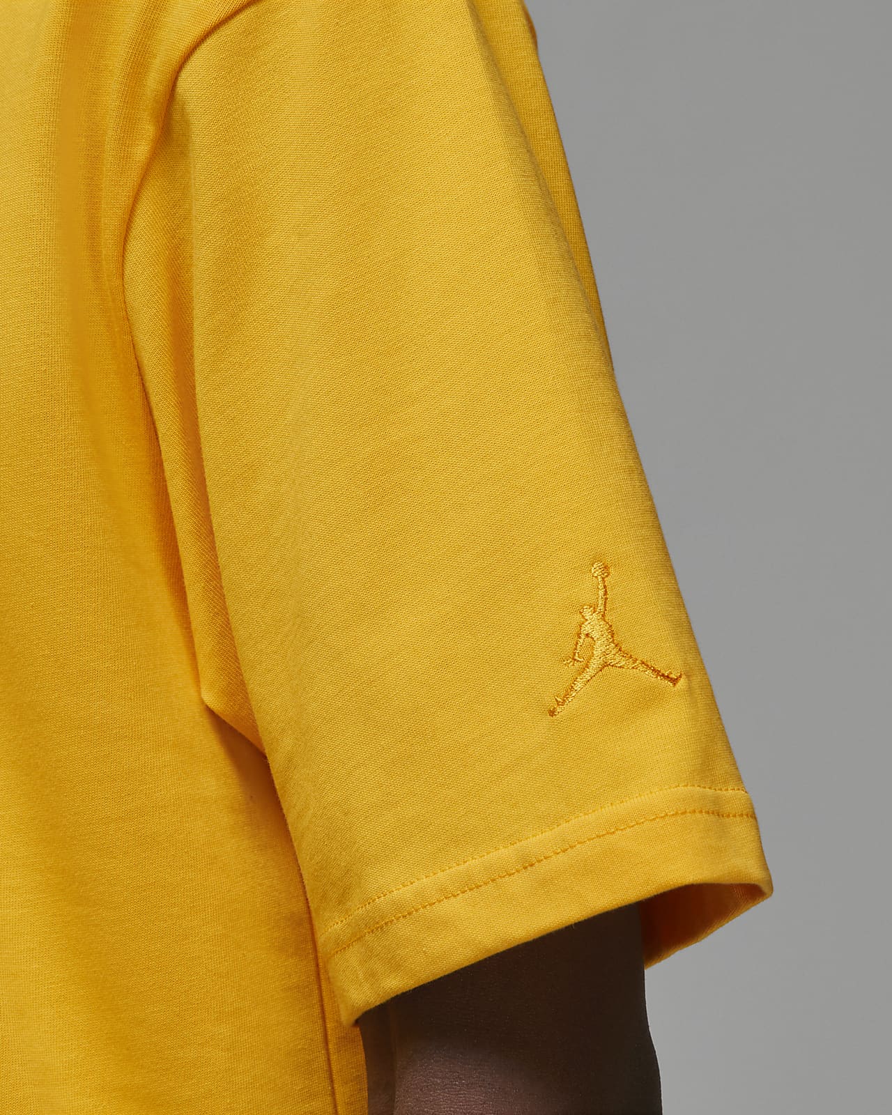 Yellow air jordan shirt sales