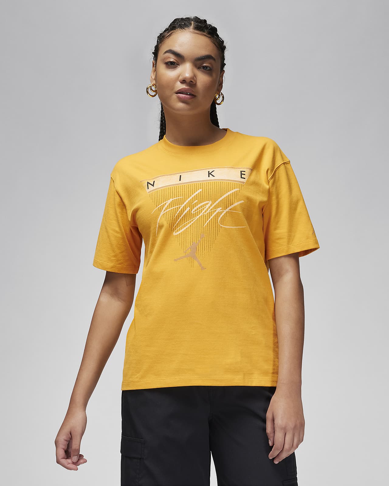 T-shirt Jordan Flight Heritage med tryck för kvinnor