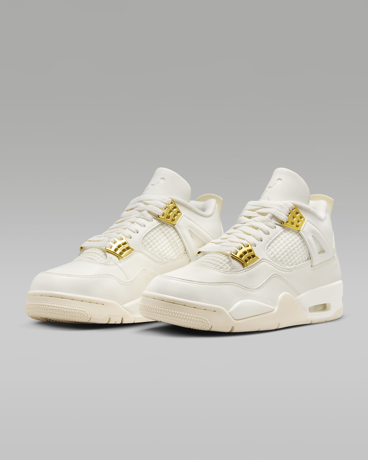 Nike WMNS Air Jordan 4 White \u0026 Gold 28,5サイズ285cm