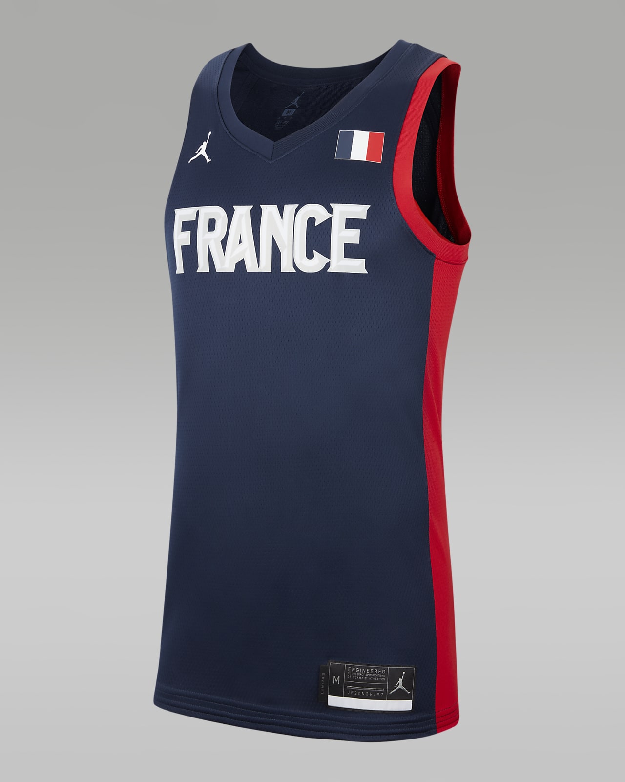 Maglia da basket Francia Jordan Limited Road