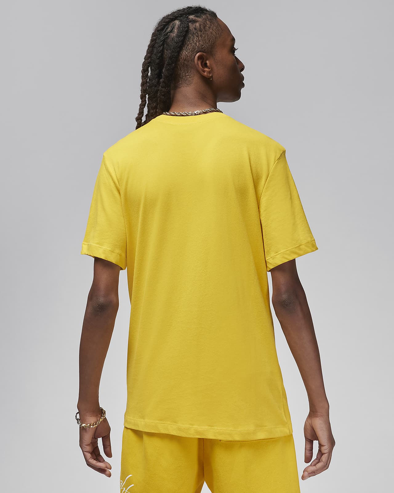 Yellow air best sale jordan shirt