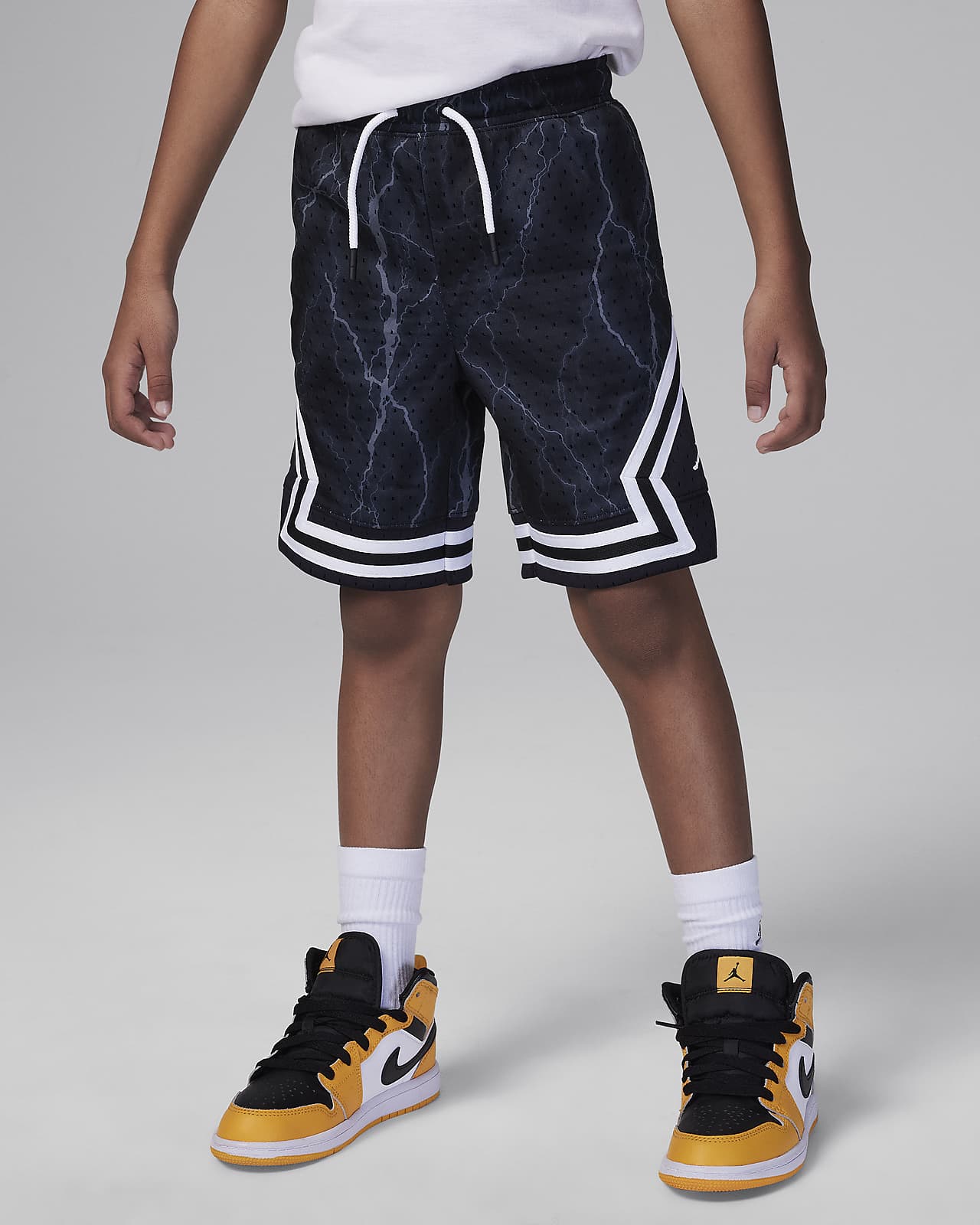 Jordan Dri-FIT MJ Diamond Little Kids' Printed Shorts