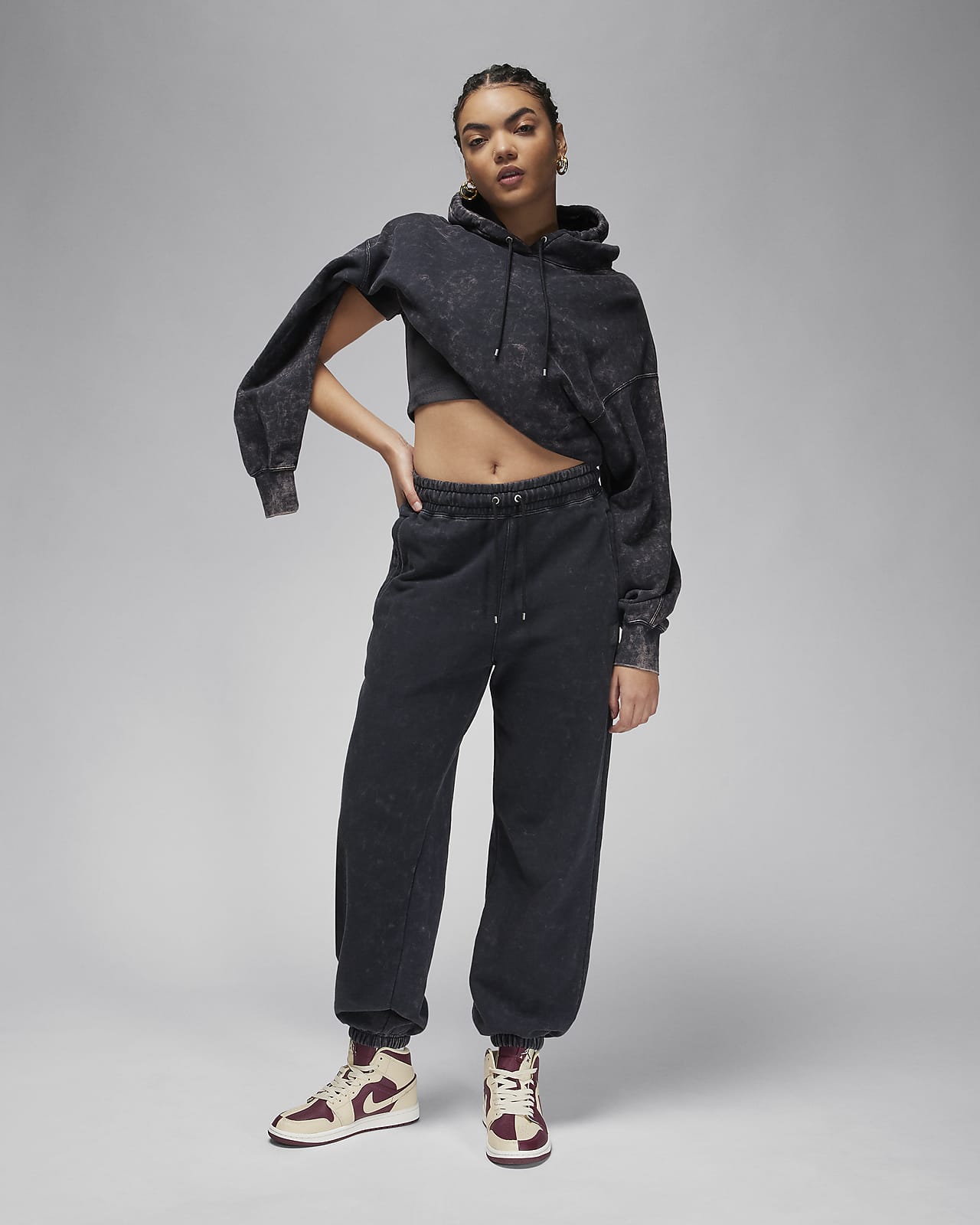 Jordan Flight Fleece Women s Washed Fleece Trousers