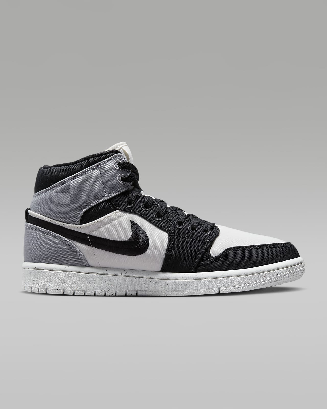 Jordan 1 clearance mid femme gris