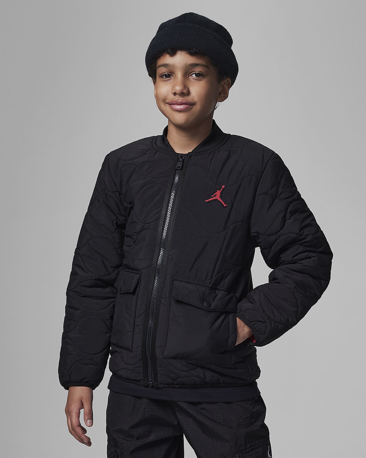 Jordan Quilted Liner Jacket Big Kids Jacket. Nike.com