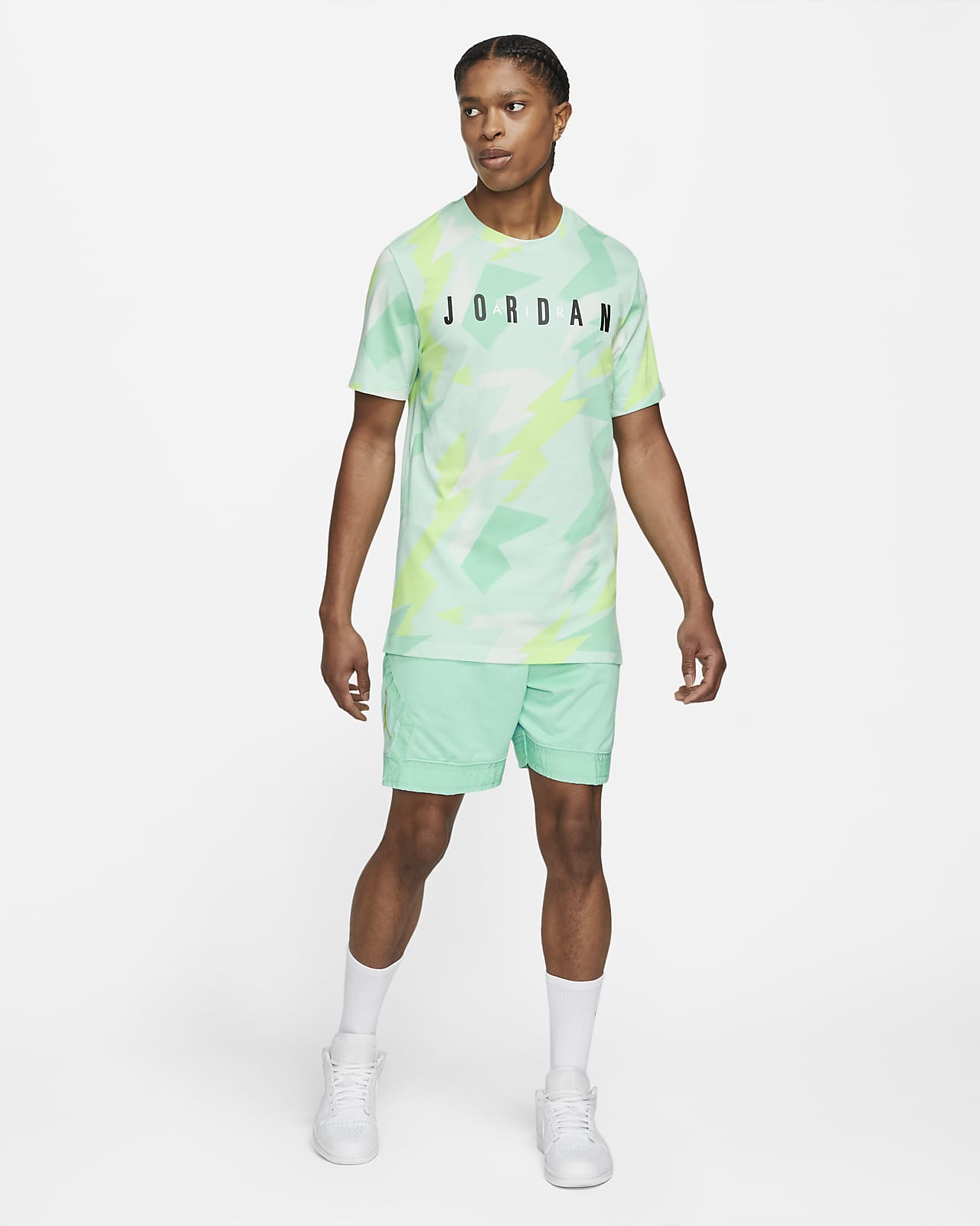 Tee shirt imprim manches courtes Jordan Jumpman Air pour Homme