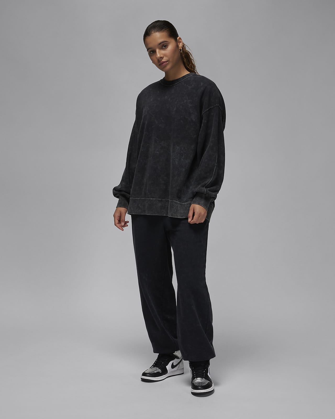Sweat clearance délavé femme