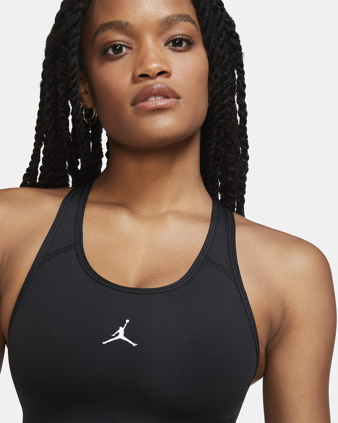 Buy Nike Jordan Jumpman Women's Medium-Support 1-Piece Pad Sports Bra in  Black/White 2024 Online