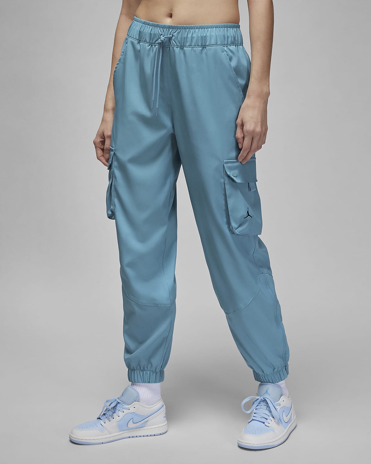 Nike Air Jordan Woven Pants Size M Joggers Womens Atomic Green CV7803 100  New