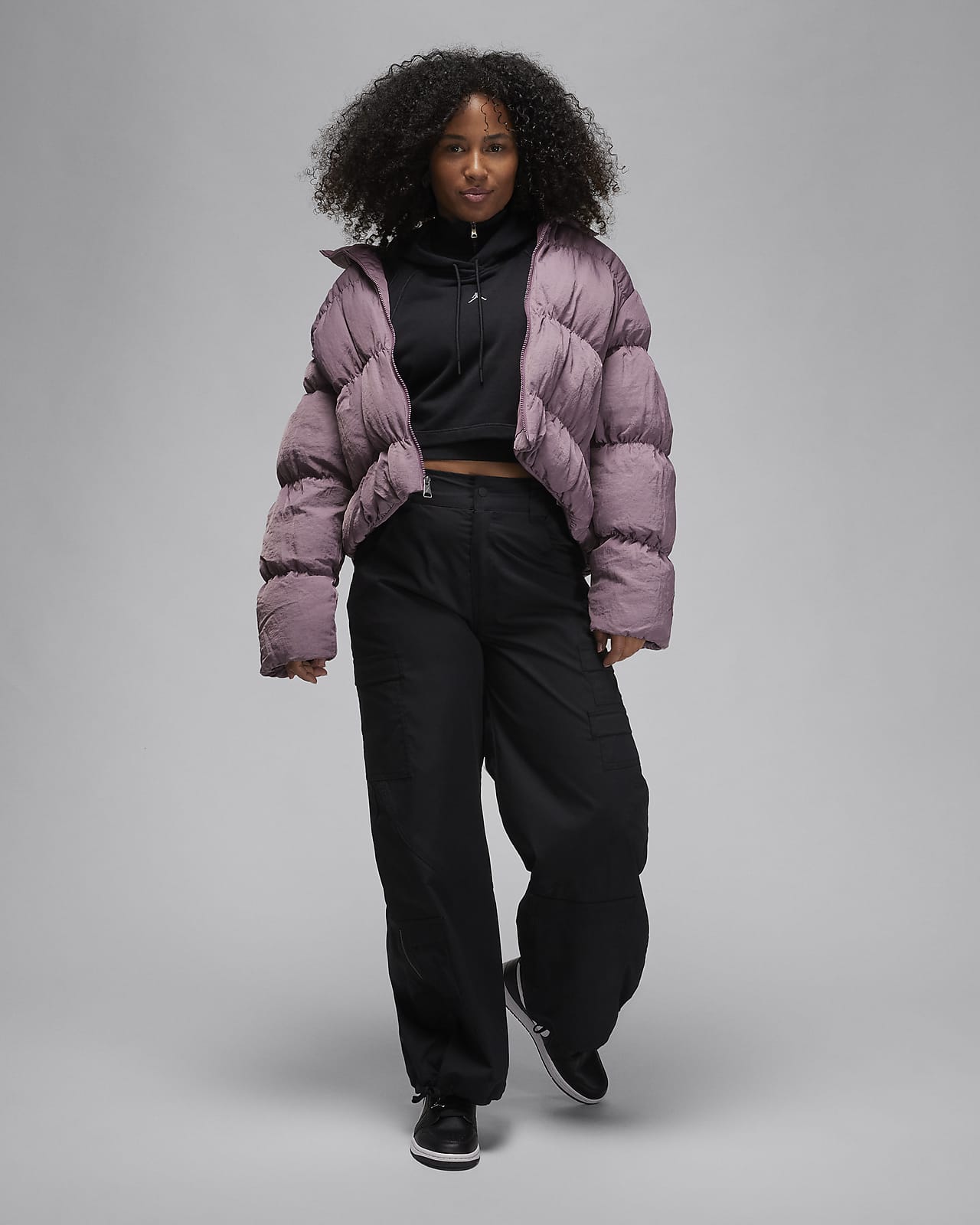 Jordan on sale jacke grau