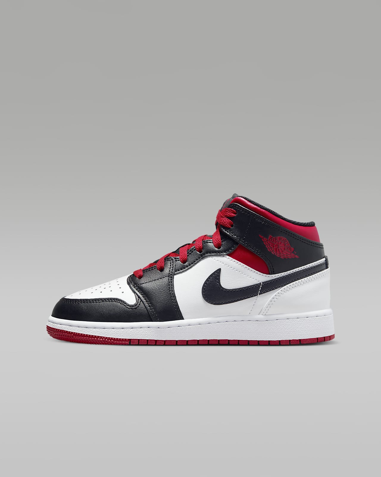 Besættelse genstand vin Air Jordan 1 Mid-sko til større børn. Nike DK