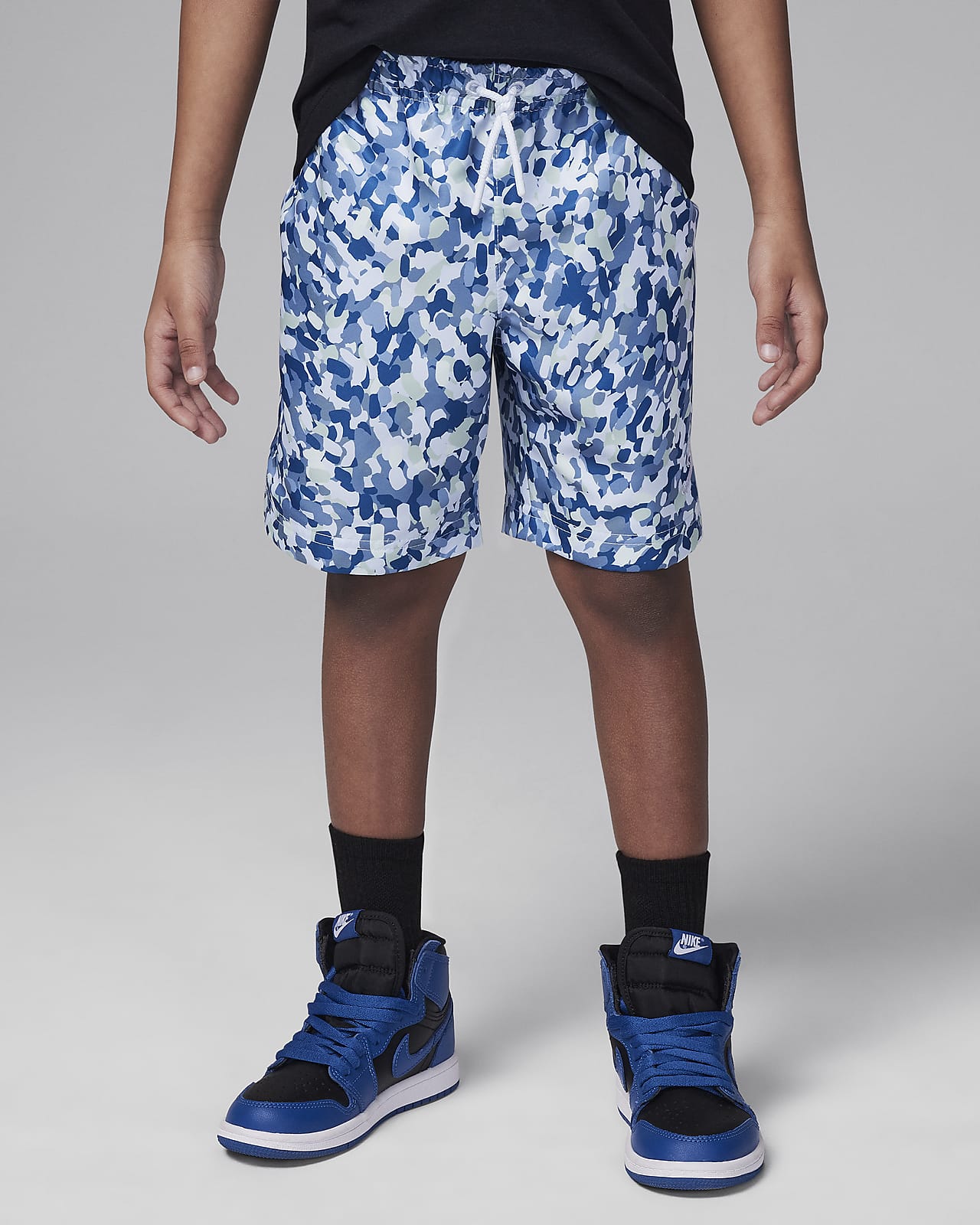 Jordan MJ Essentials Poolside Little Kids' Printed Shorts