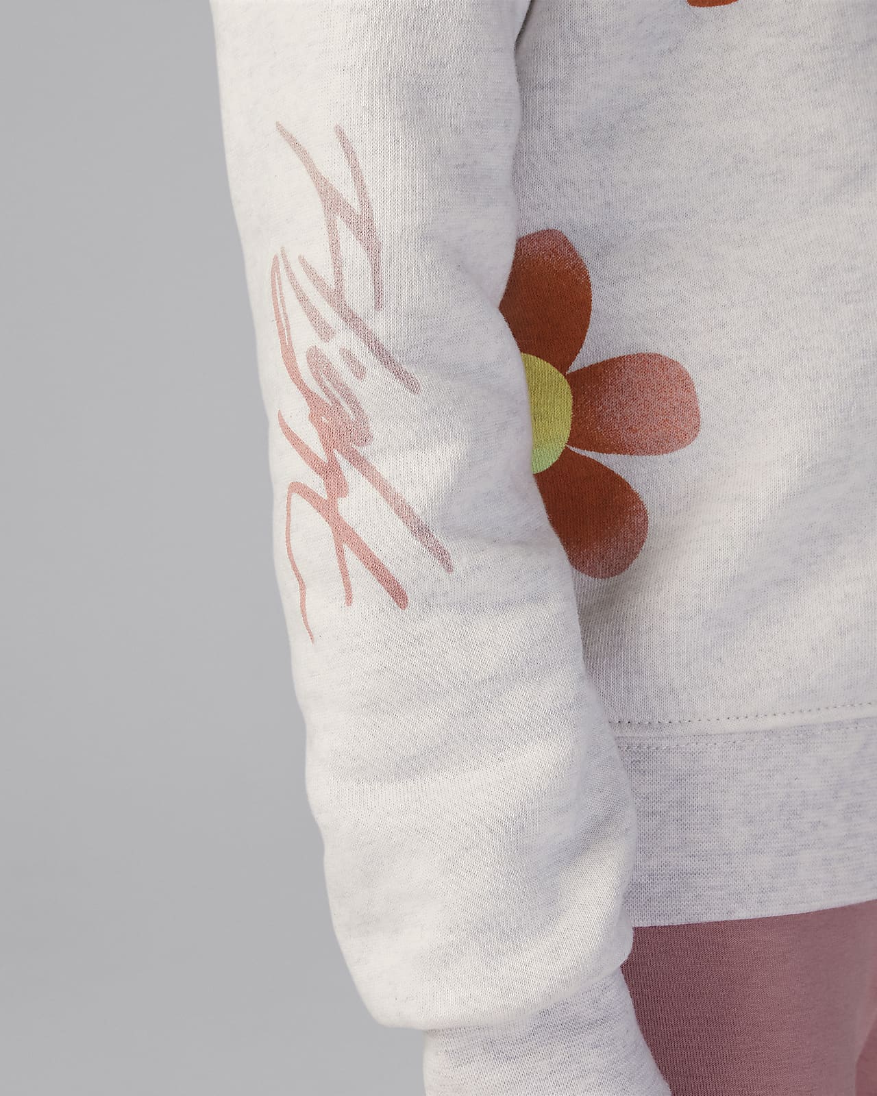 Nike floral embroidered clearance sweatshirt