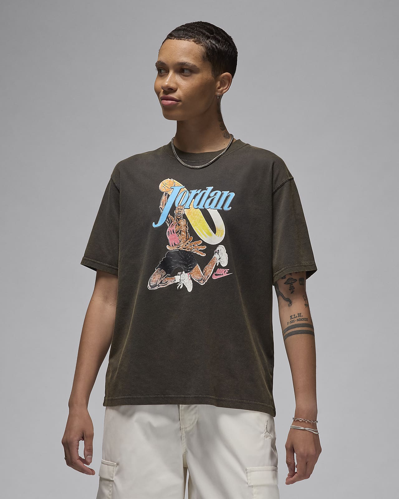 T-shirt Girlfriend con grafica Jordan – Donna