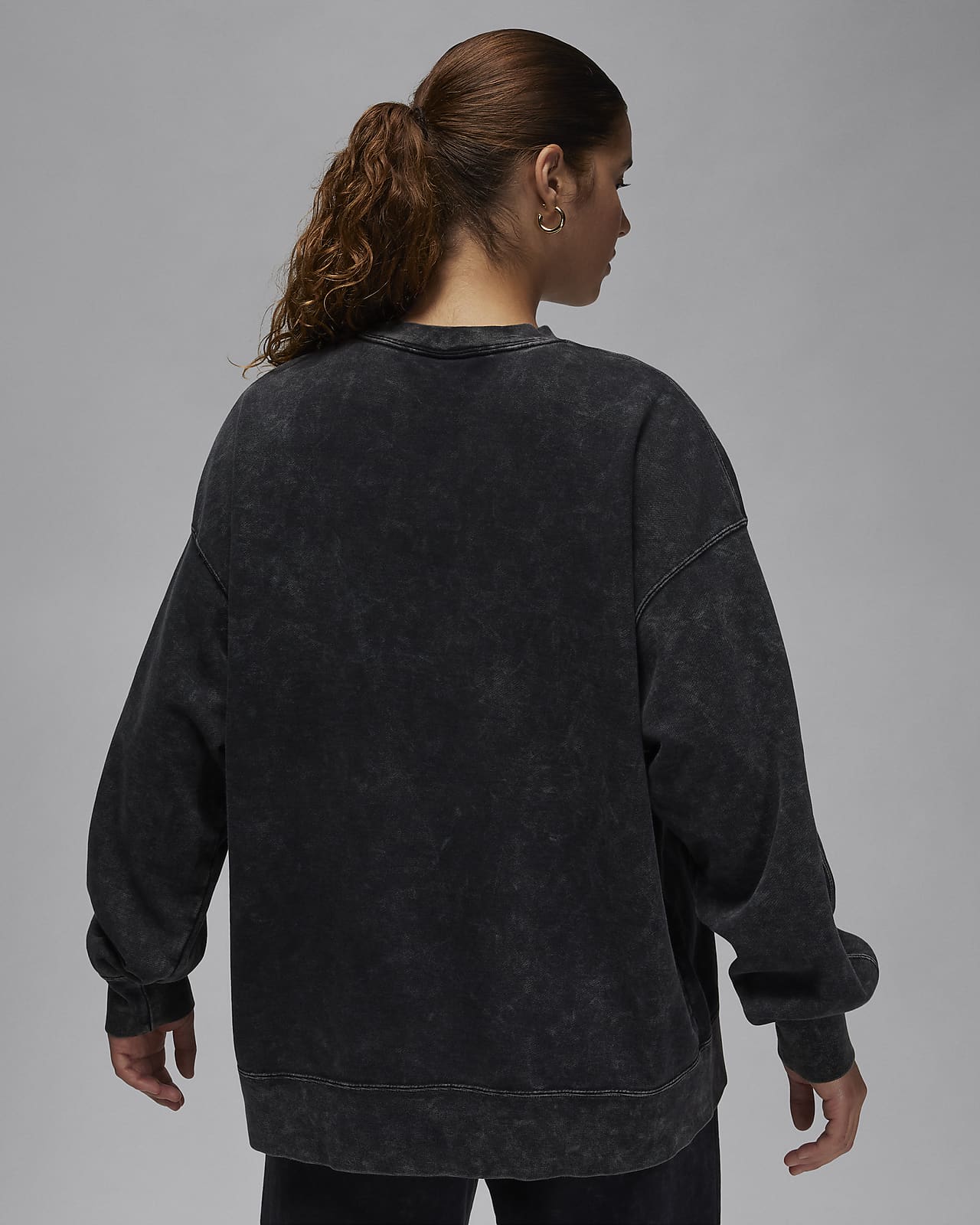 Sweat col ras du cou d lav Jordan Flight Fleece pour femme. Nike CH
