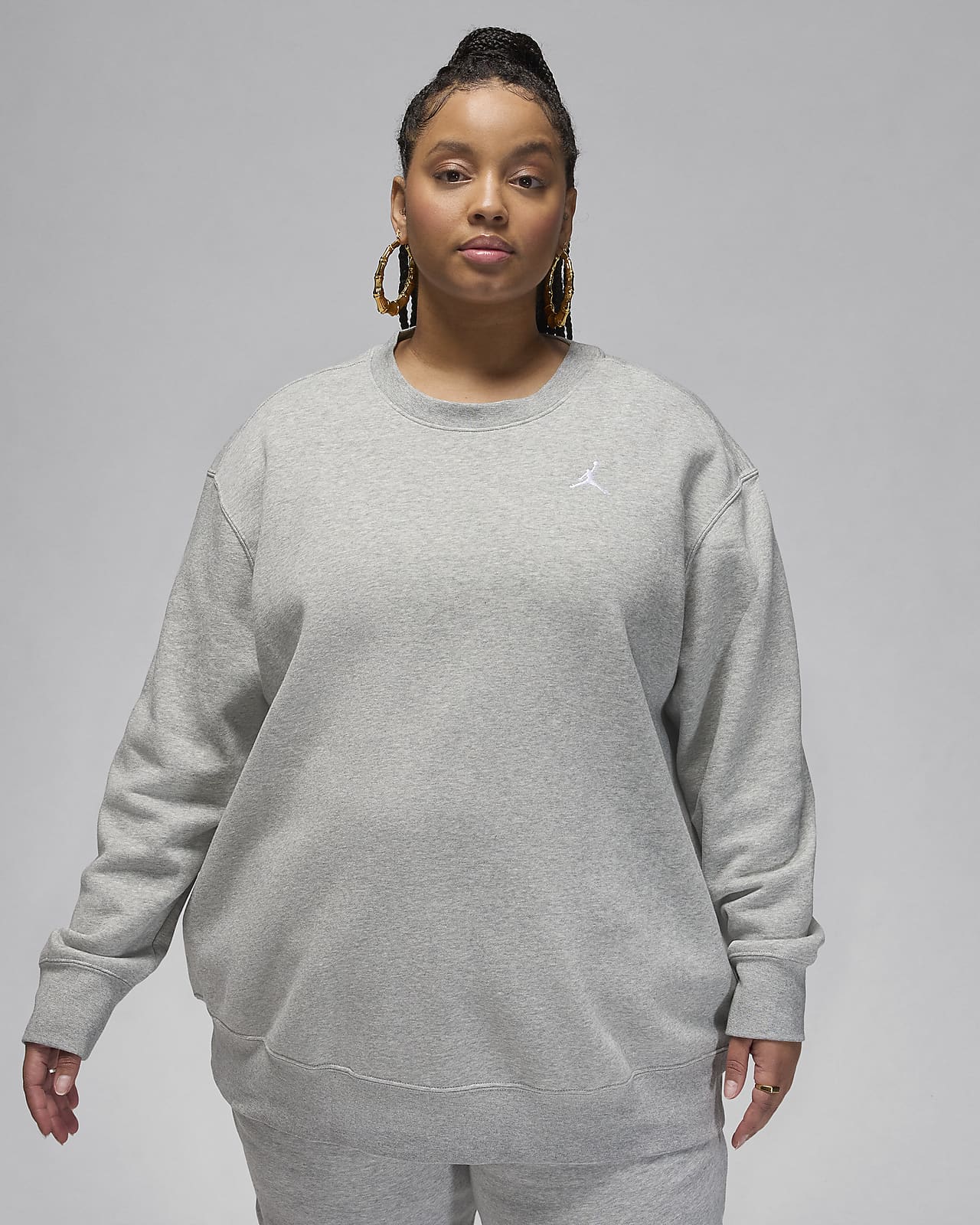 Jordan Brooklyn Fleece Women's Crew-Neck Sweatshirt (Plus Size).
