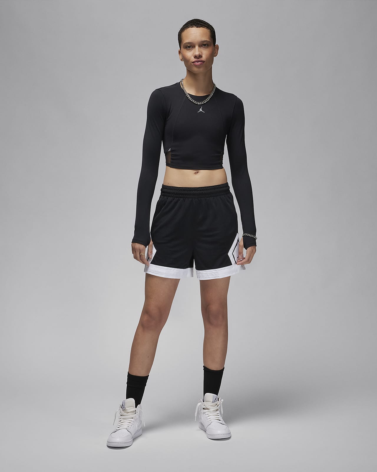 Short basket on sale femme nike jordan