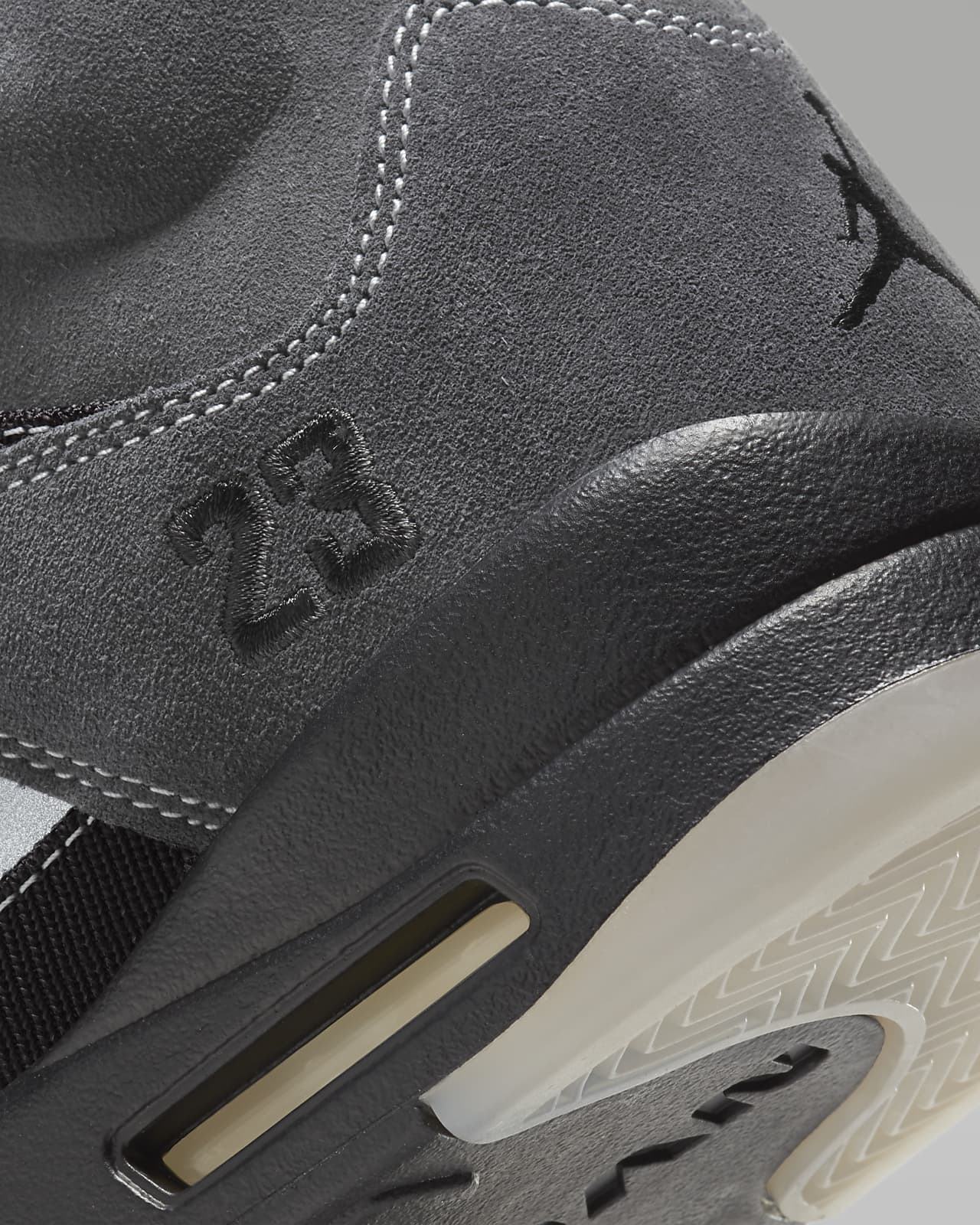 Grey air jordan store 5