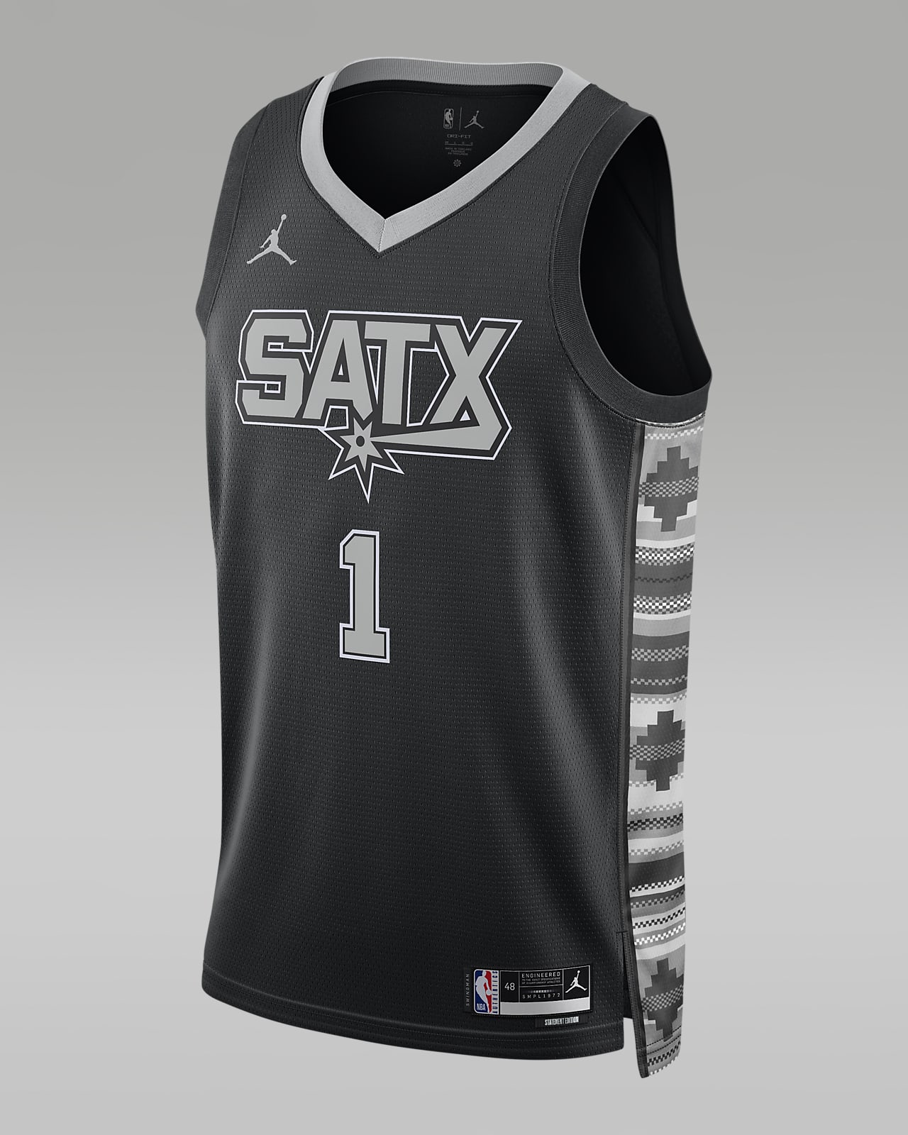 San Antonio Spurs Statement Edition Swingman Jordan Dri-FIT NBA jersey voor heren