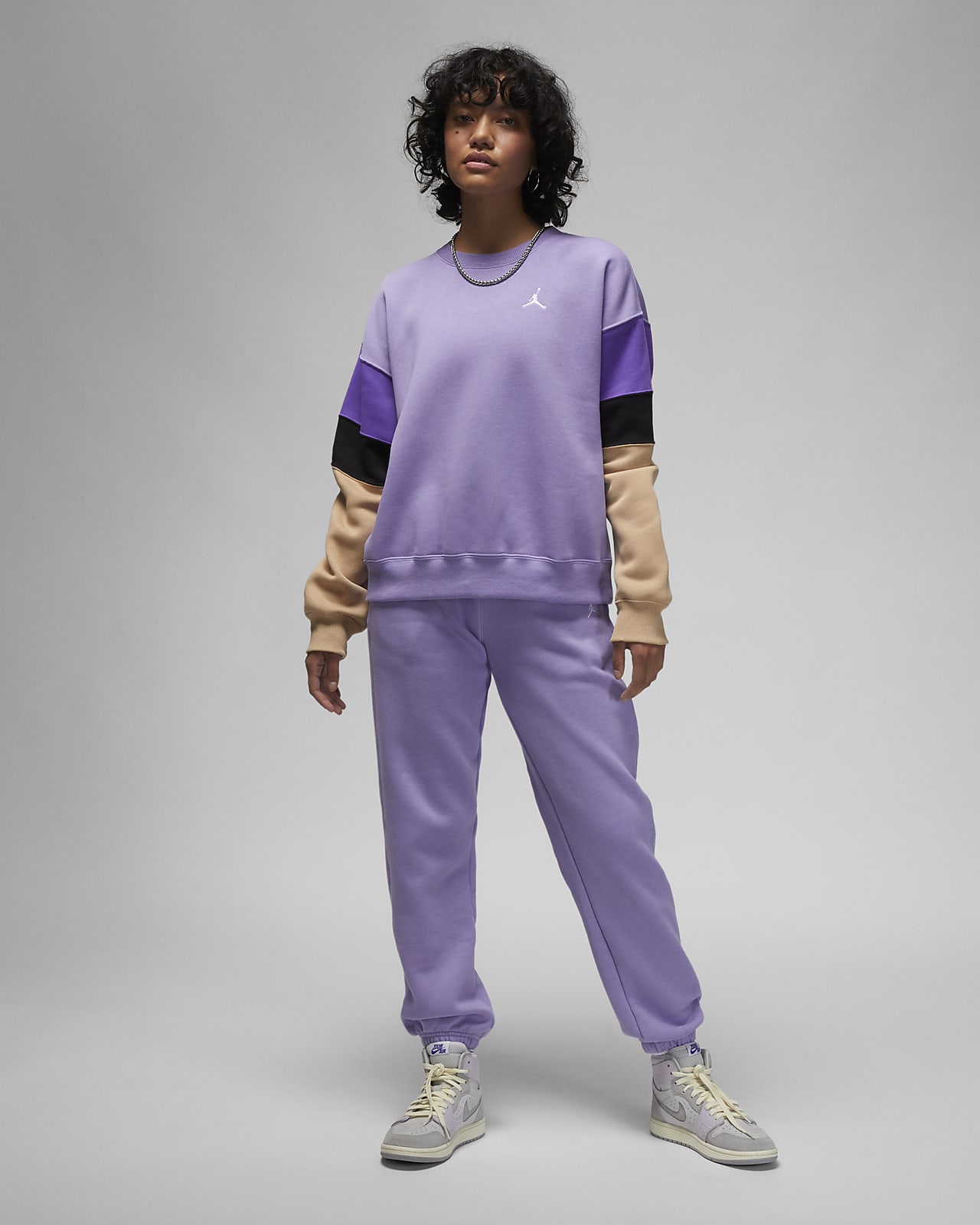 Purple sweatshirt nike sale