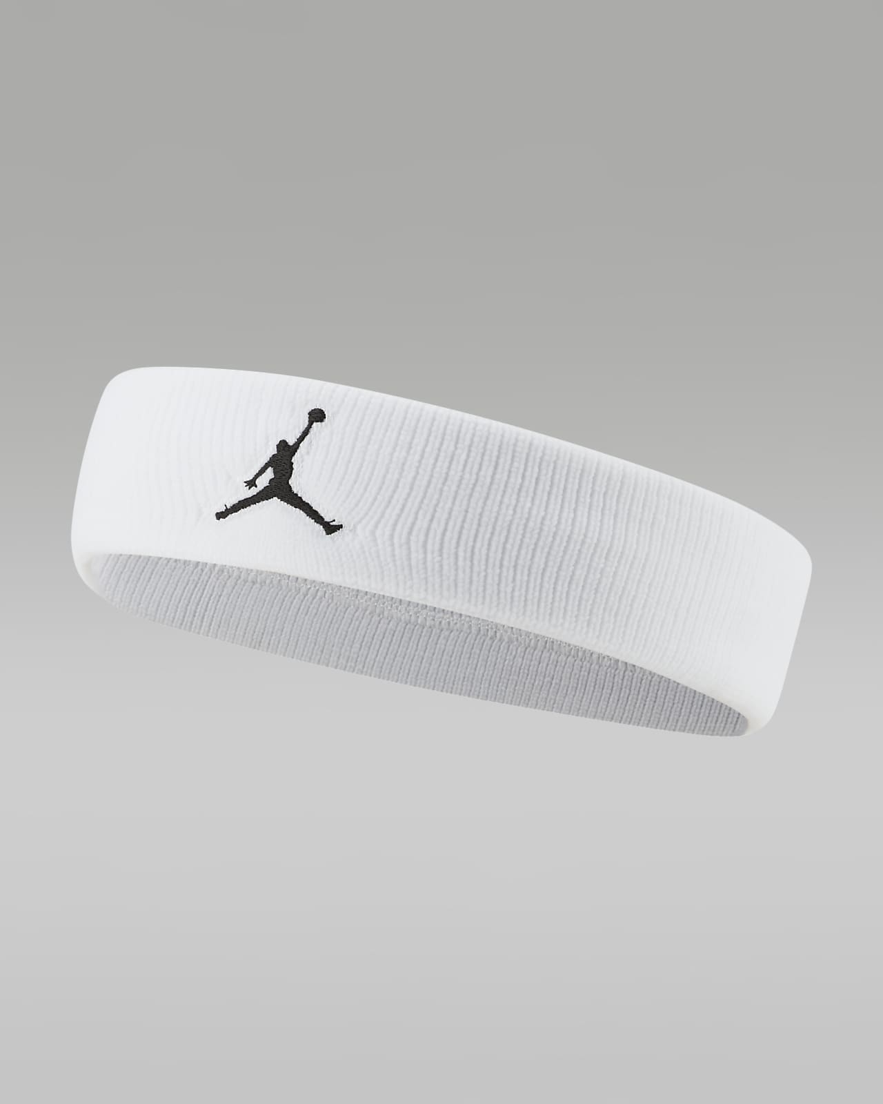 Nike NBA Jordan Jumpman 1 Pair Wristbands 1 Headband White/White Set of 2