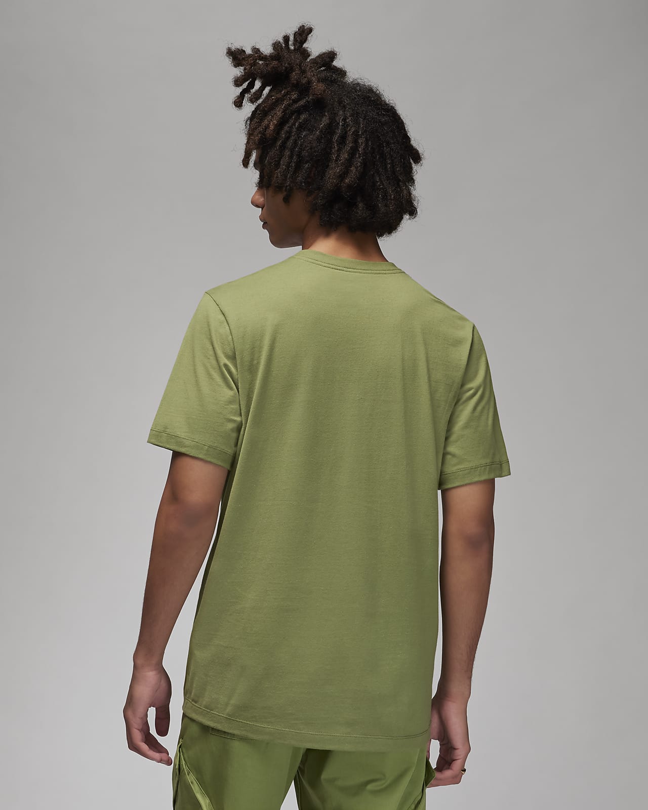 Olive green sales jordan shirt