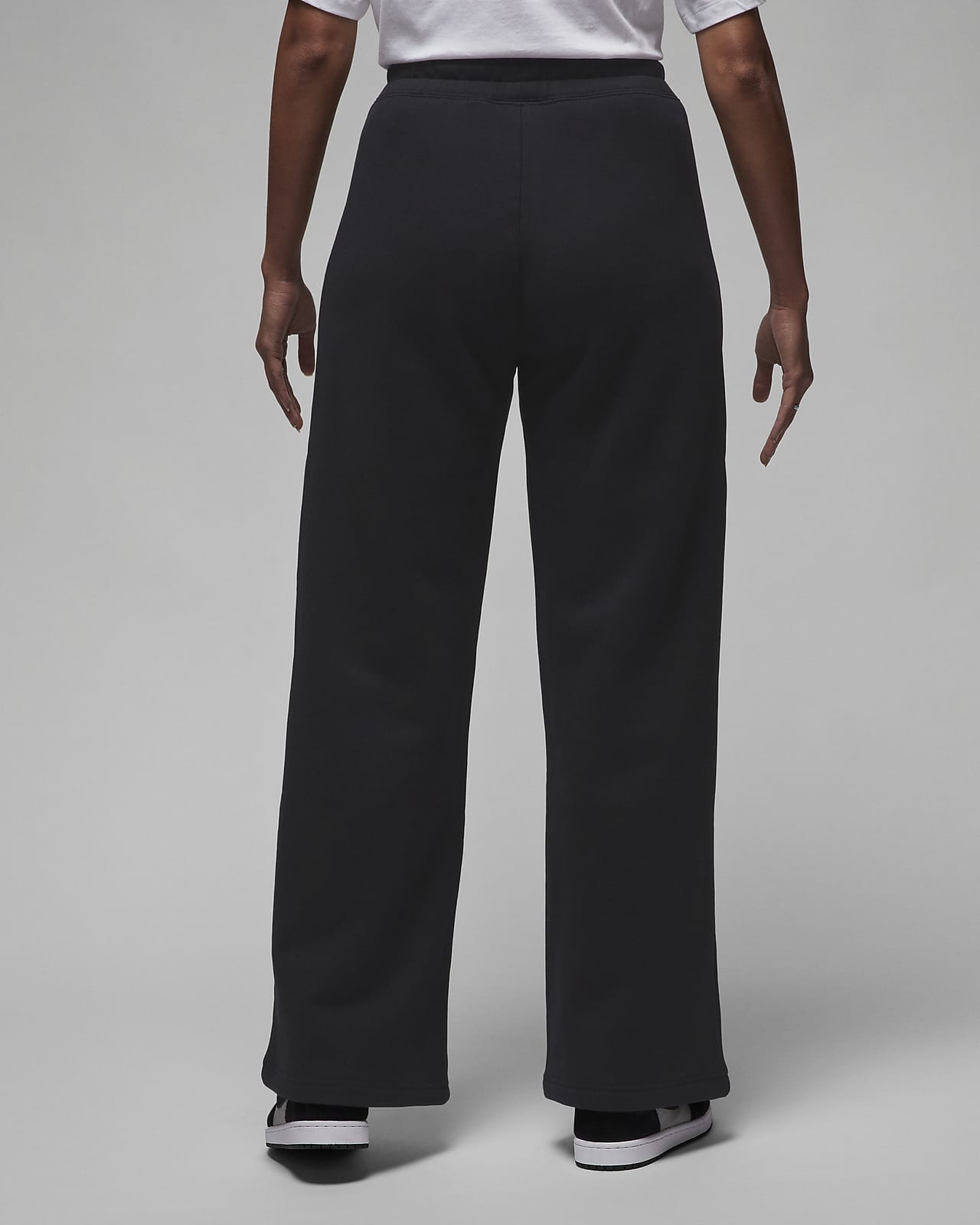 me Women's Elastic Waist Pants - Black - Size 6