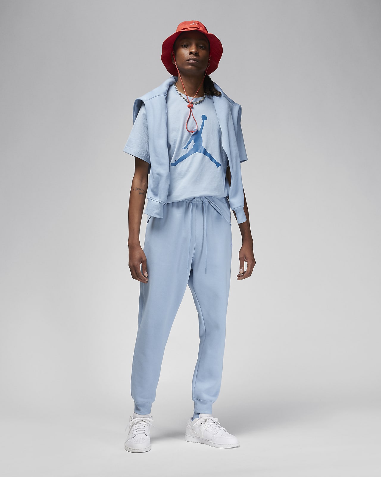 T shirt jordan uomo blu online