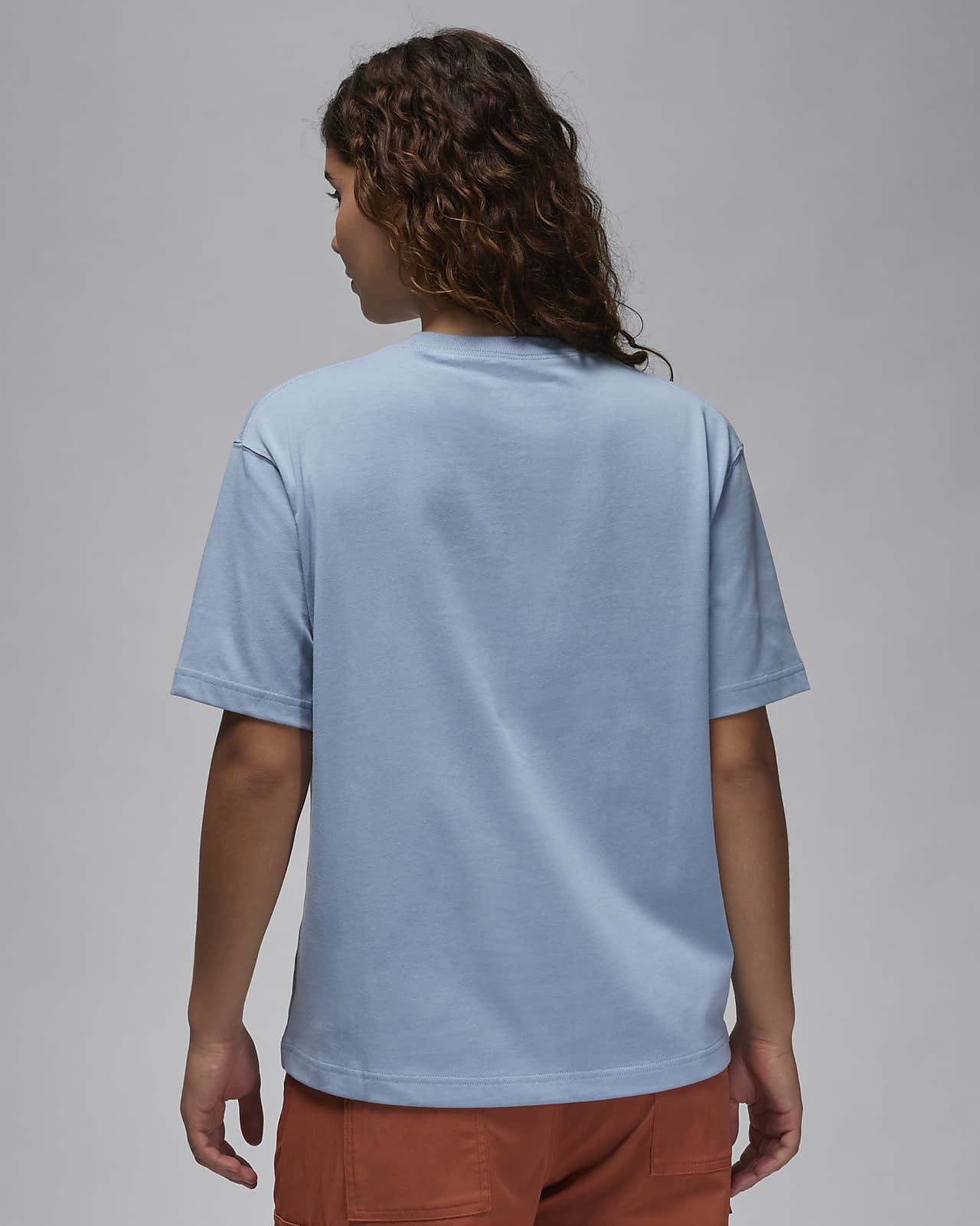 Light blue discount nike shirt women's