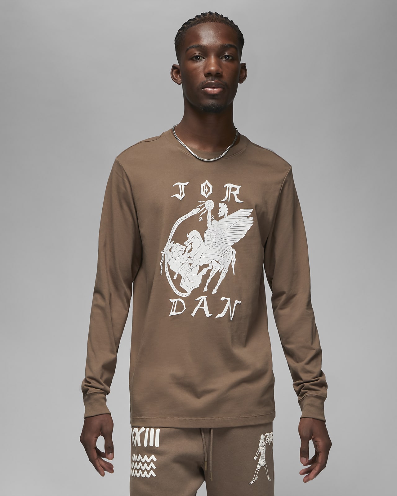 Jordan Artist Series by Umar Rashid Men's Long-Sleeve T-Shirt. Nike LU