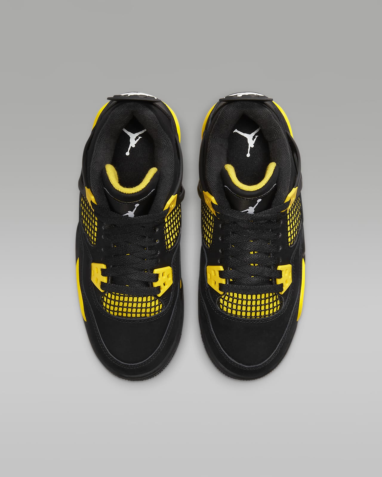 Nike Air Force 1 Low Thunder Black Tour Yellow Swoosh AJ 4 Retro All Sizes