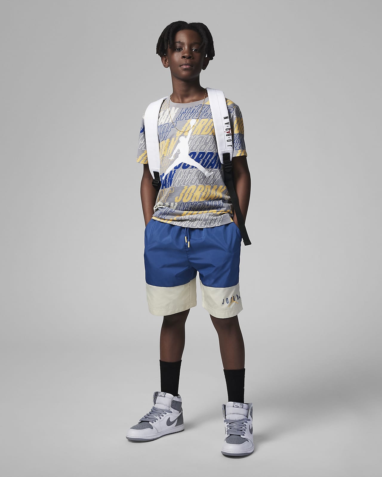 Jordan Vibes Printed Tee Big Kids T Shirt. Nike