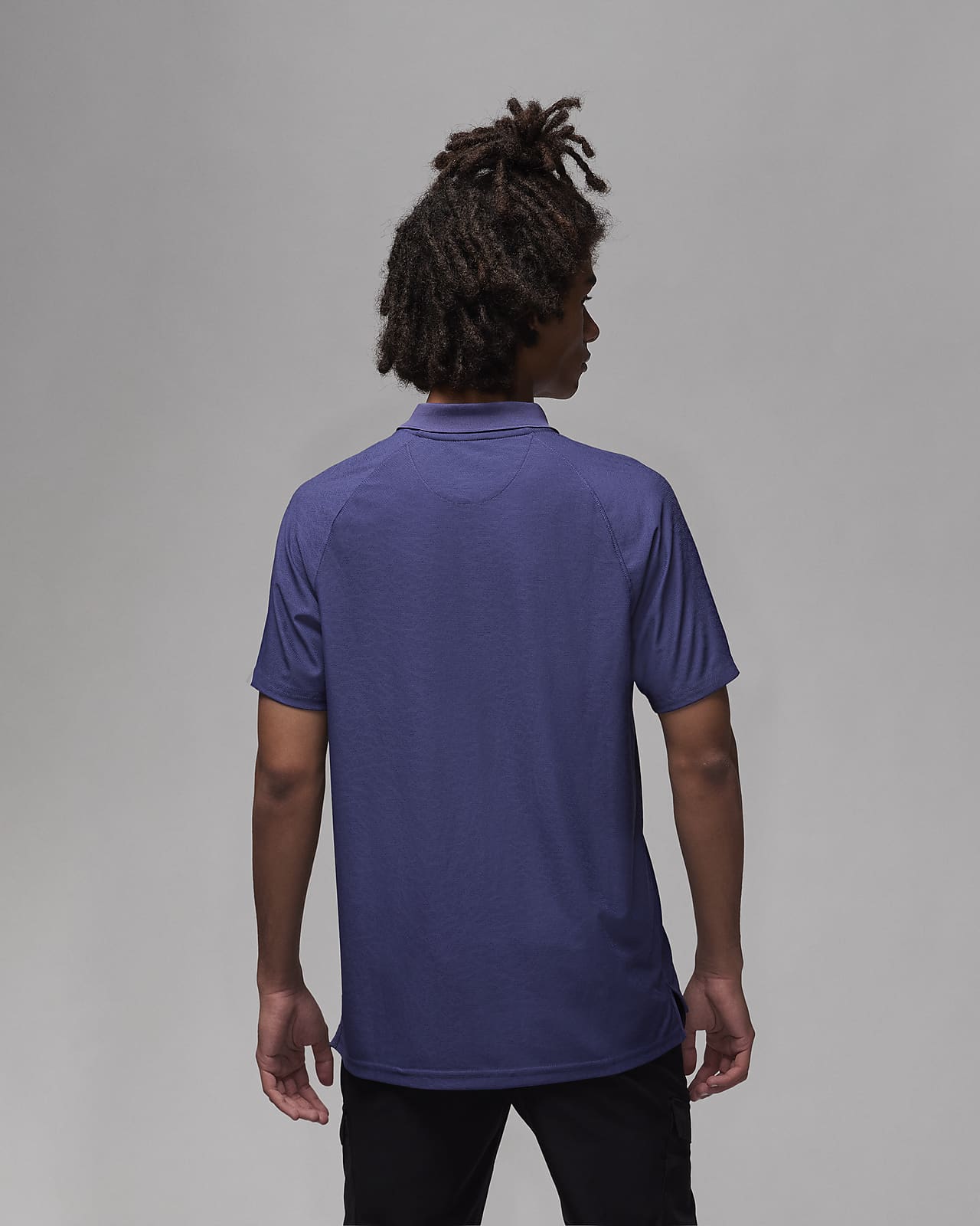Nike dri fit polo purple shop