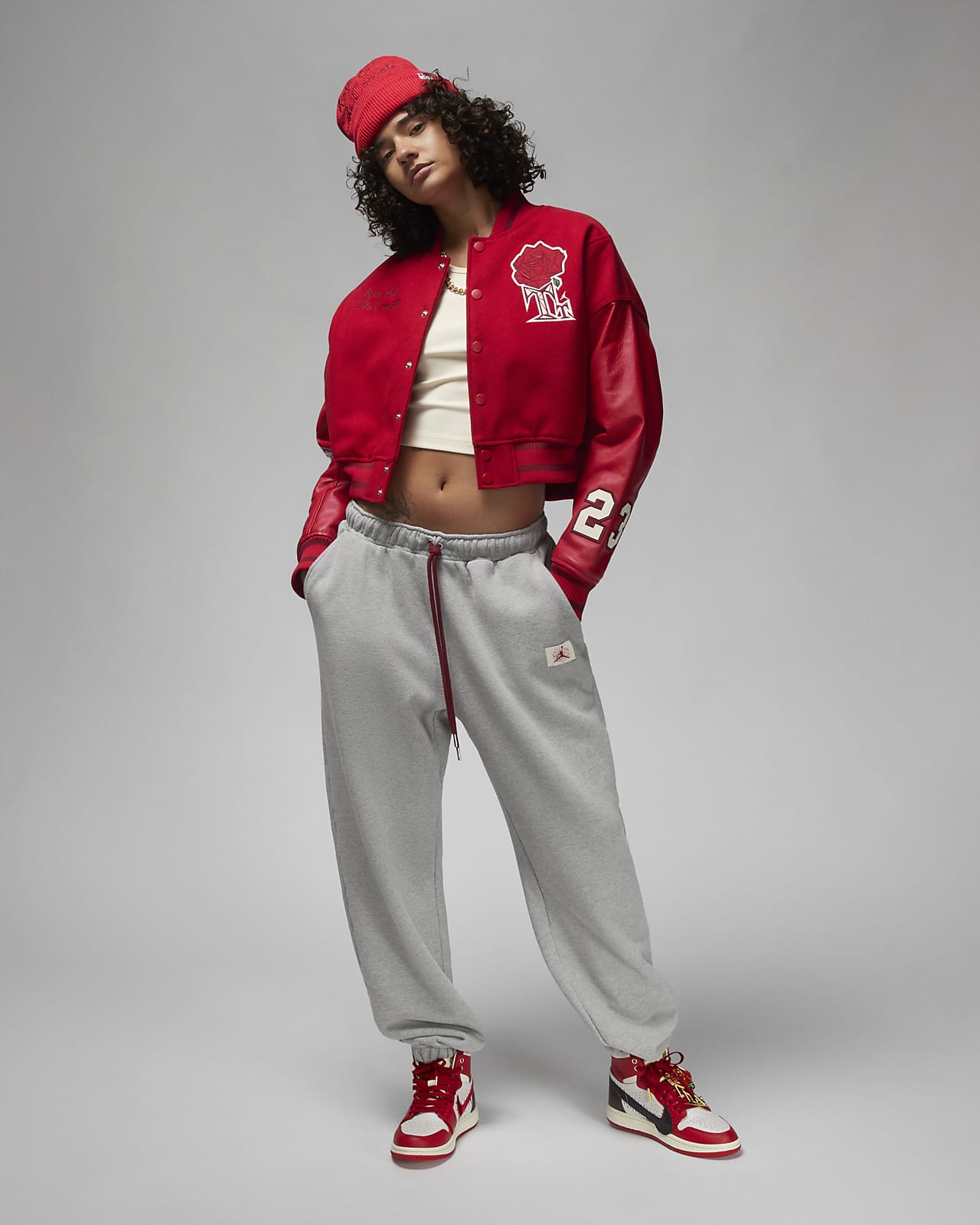 Jordan x Teyana Taylor Women's Varsity Jacket. Nike UK