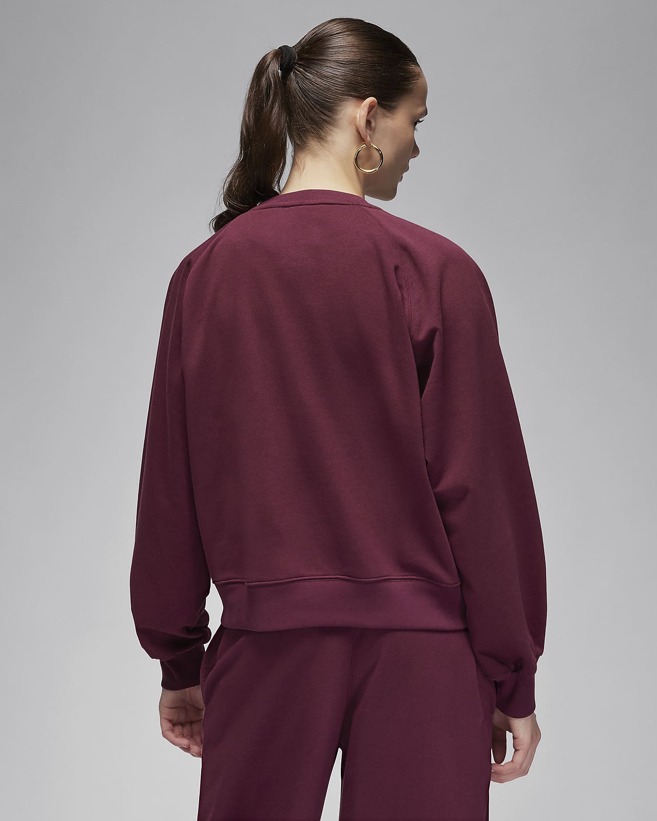Sudadera de cuello redondo de tejido Fleece con gráfico para mujer Jordan  Sport. Nike MX