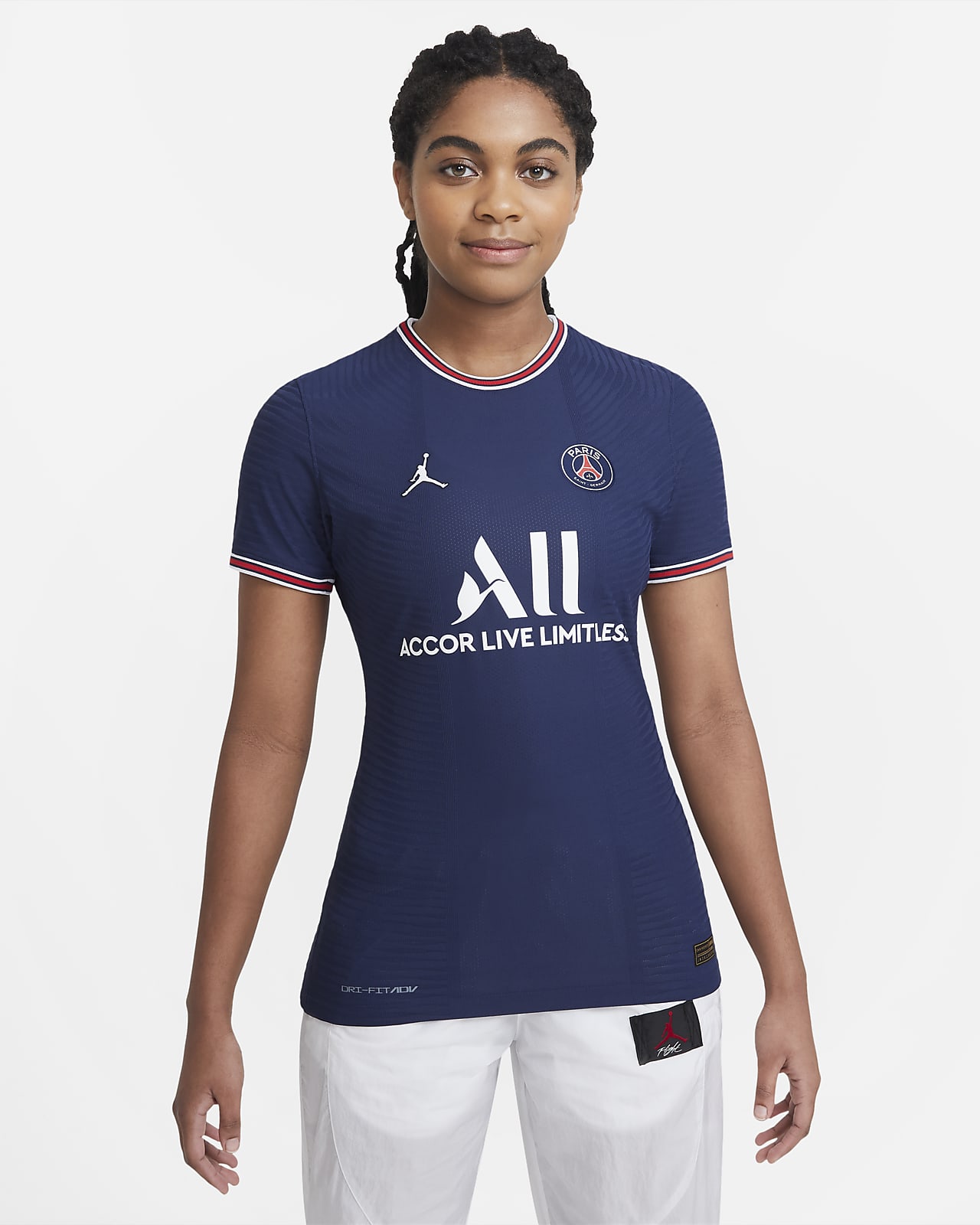 Damska koszulka piłkarska Nike Dri-FIT ADV Paris Saint-Germain 2021/22 Match (wersja domowa)