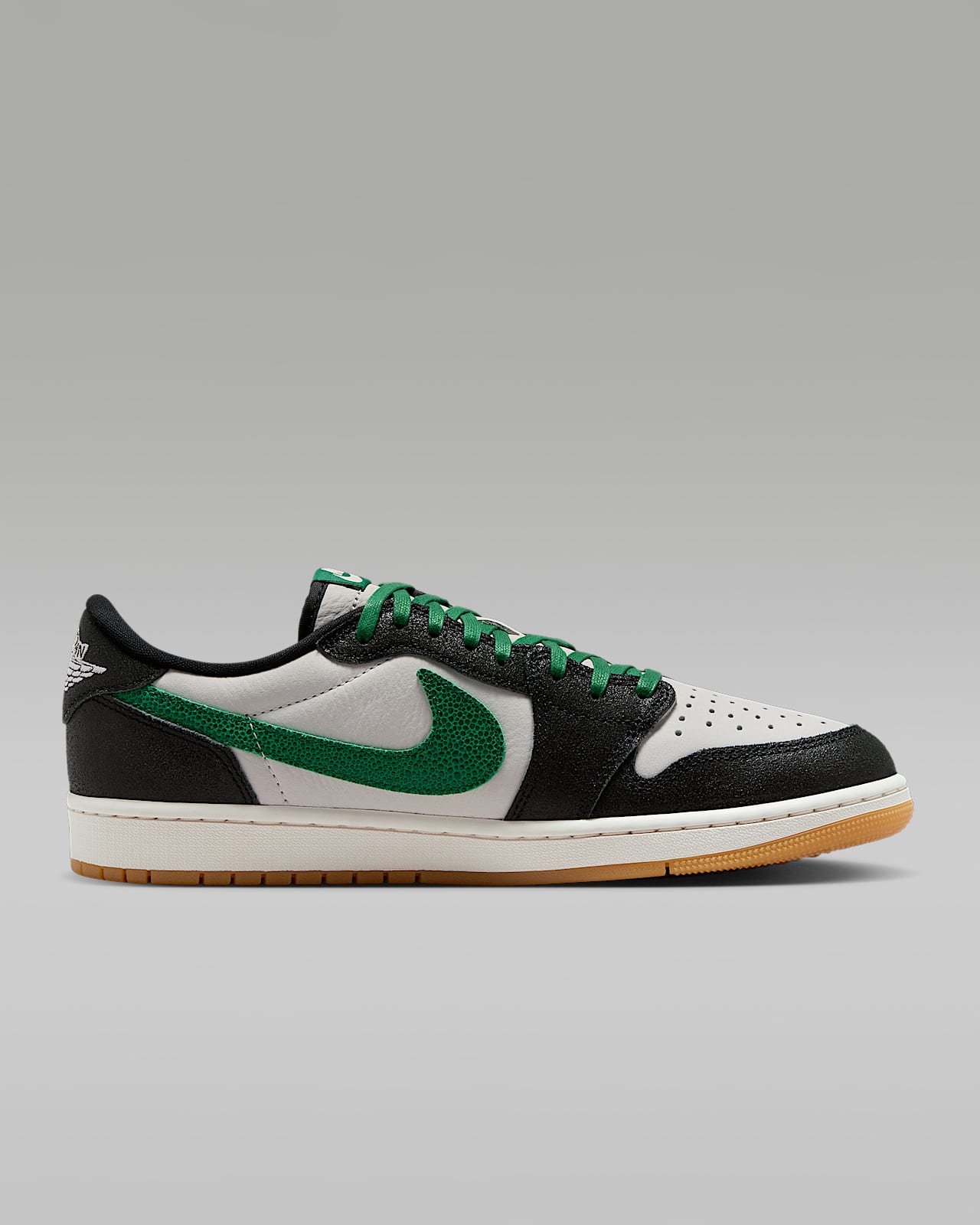 Air Jordan 1 Retro Low OG "Phantom and Pine Green" Men's Shoes