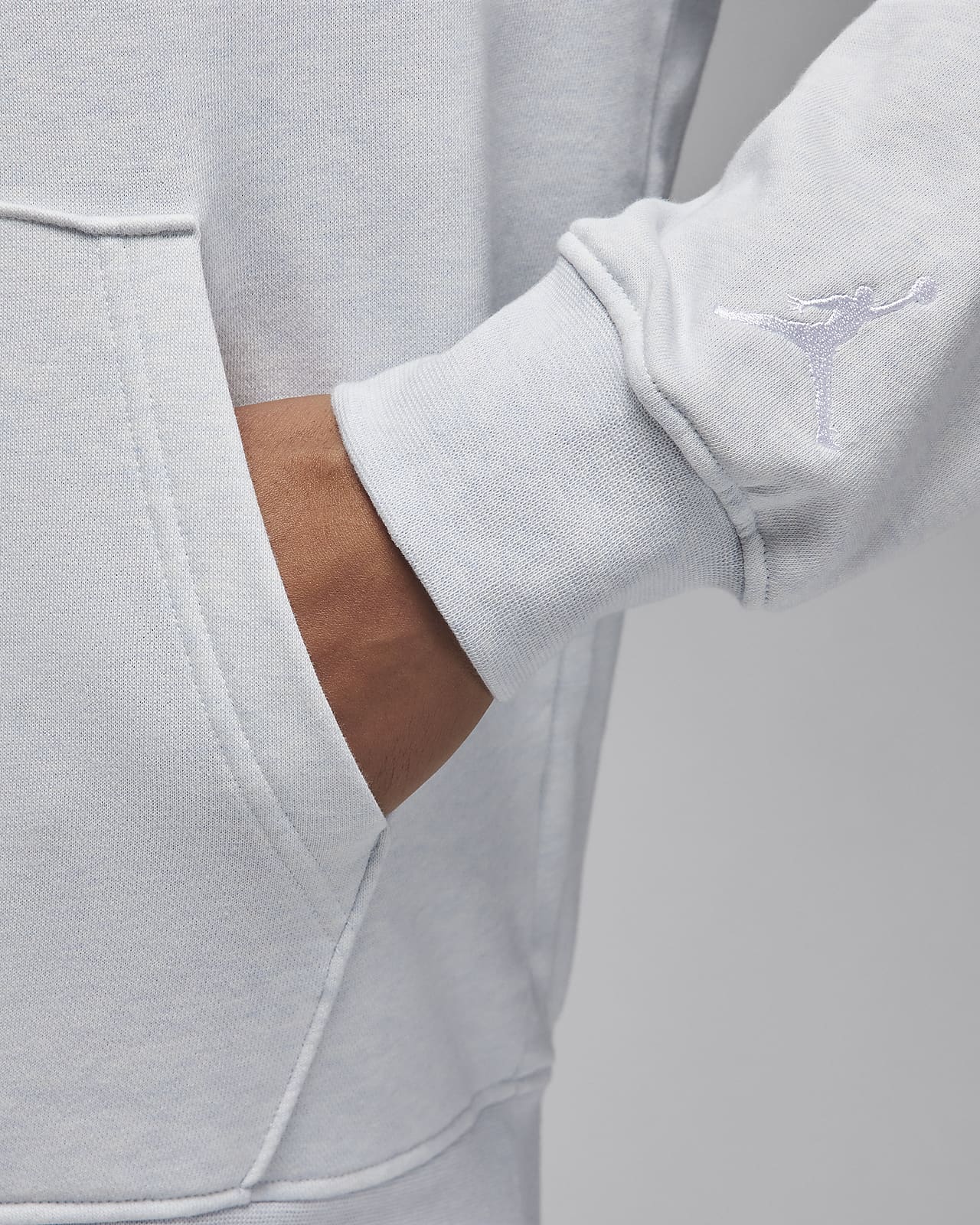 Felpa jordan uomo argento clearance
