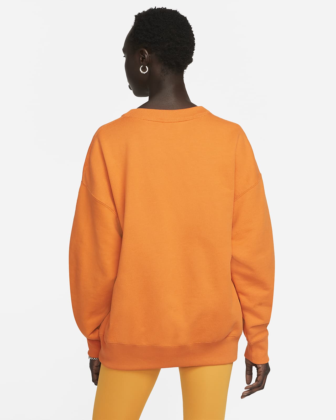 Sweat jaune 2025 femme nike