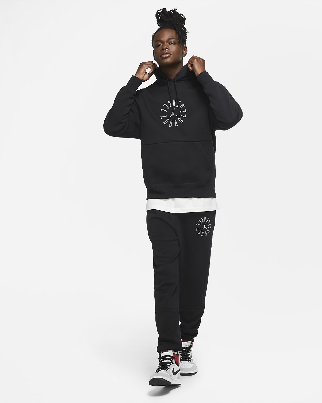 Jordan AJ11 Graphic Men s Fleece Pullover Hoodie